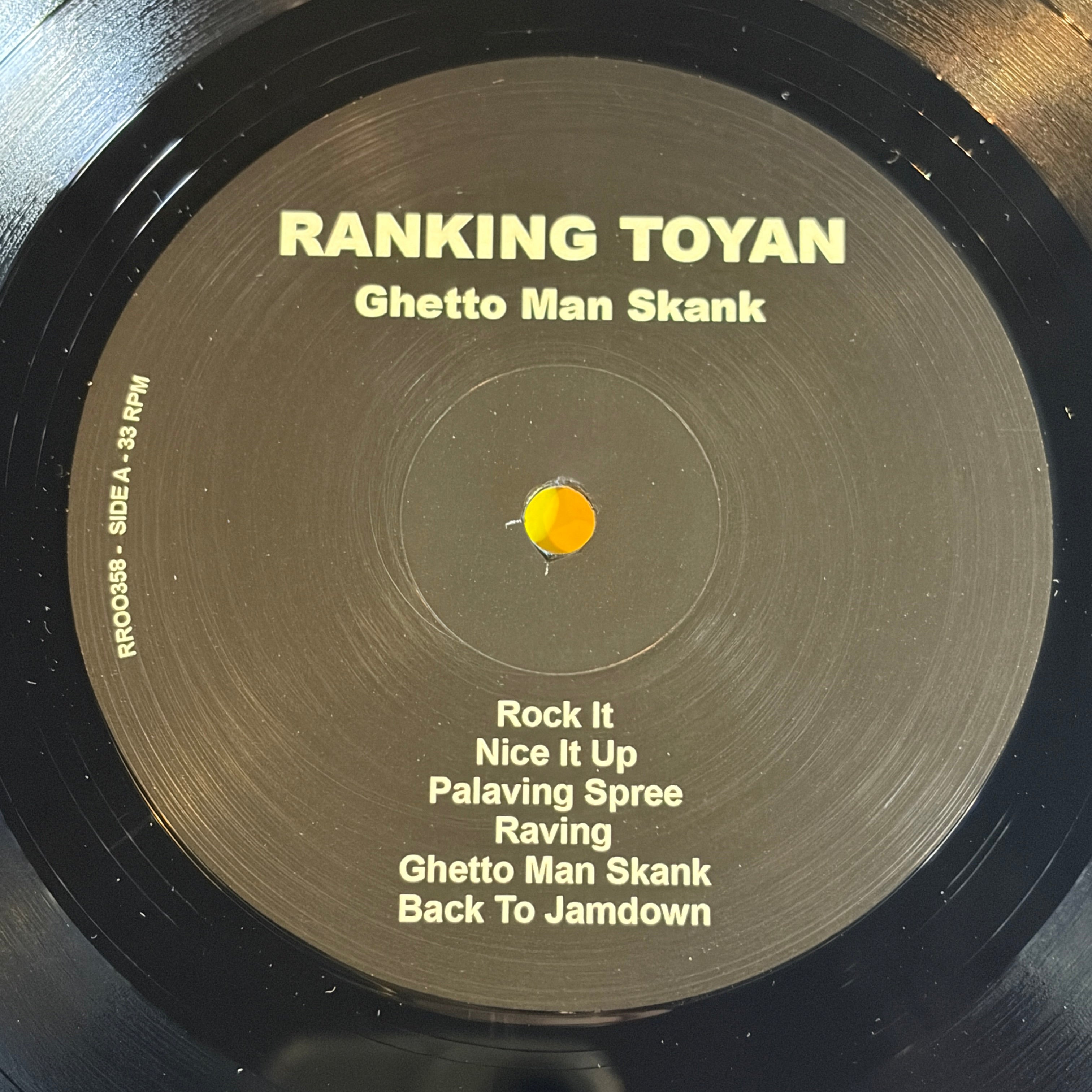 RANKING TOYAN - GHETTO MAN SKANK