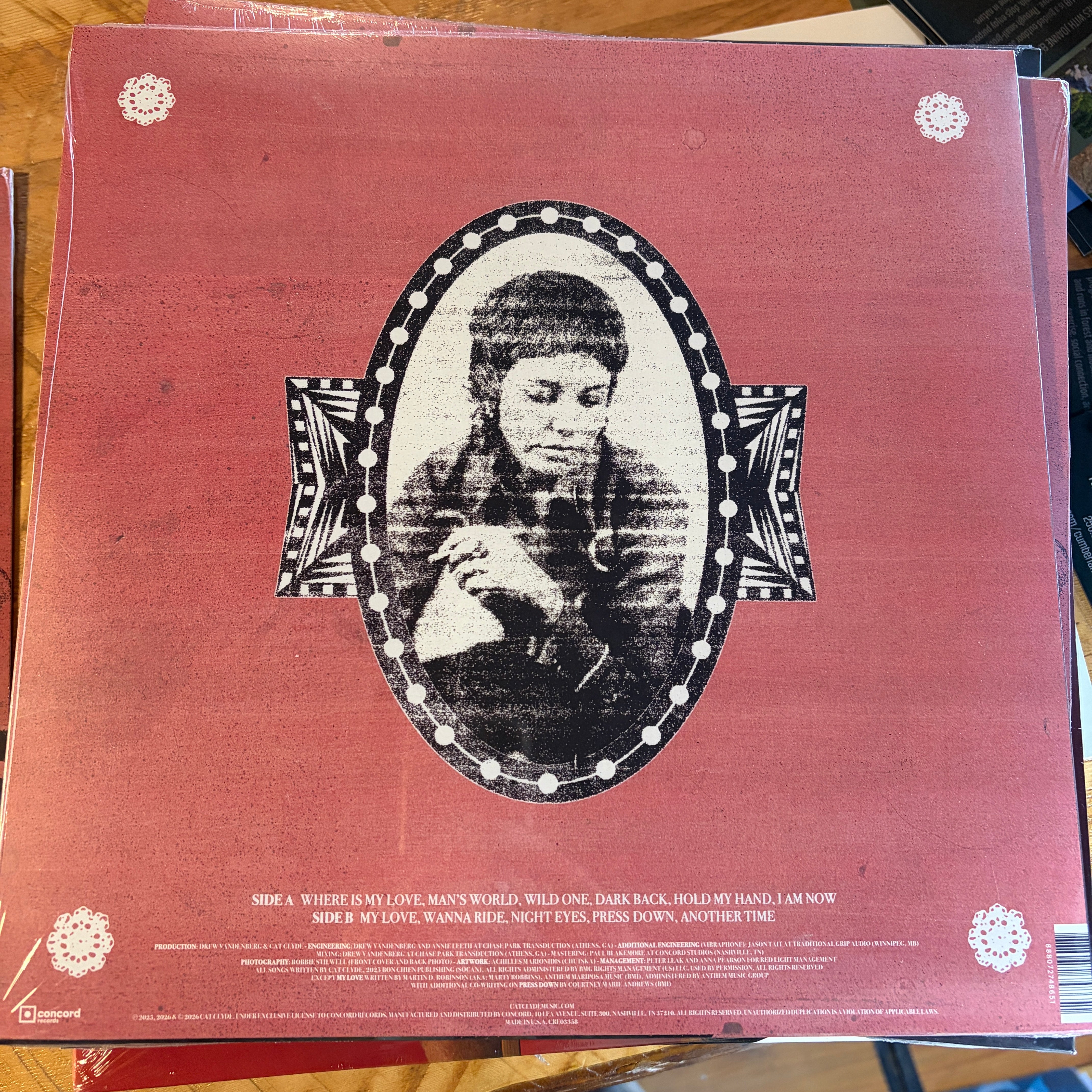 CLYDE, CAT - MUD BLOOD BONE - BLACK/RED MIX VINYL