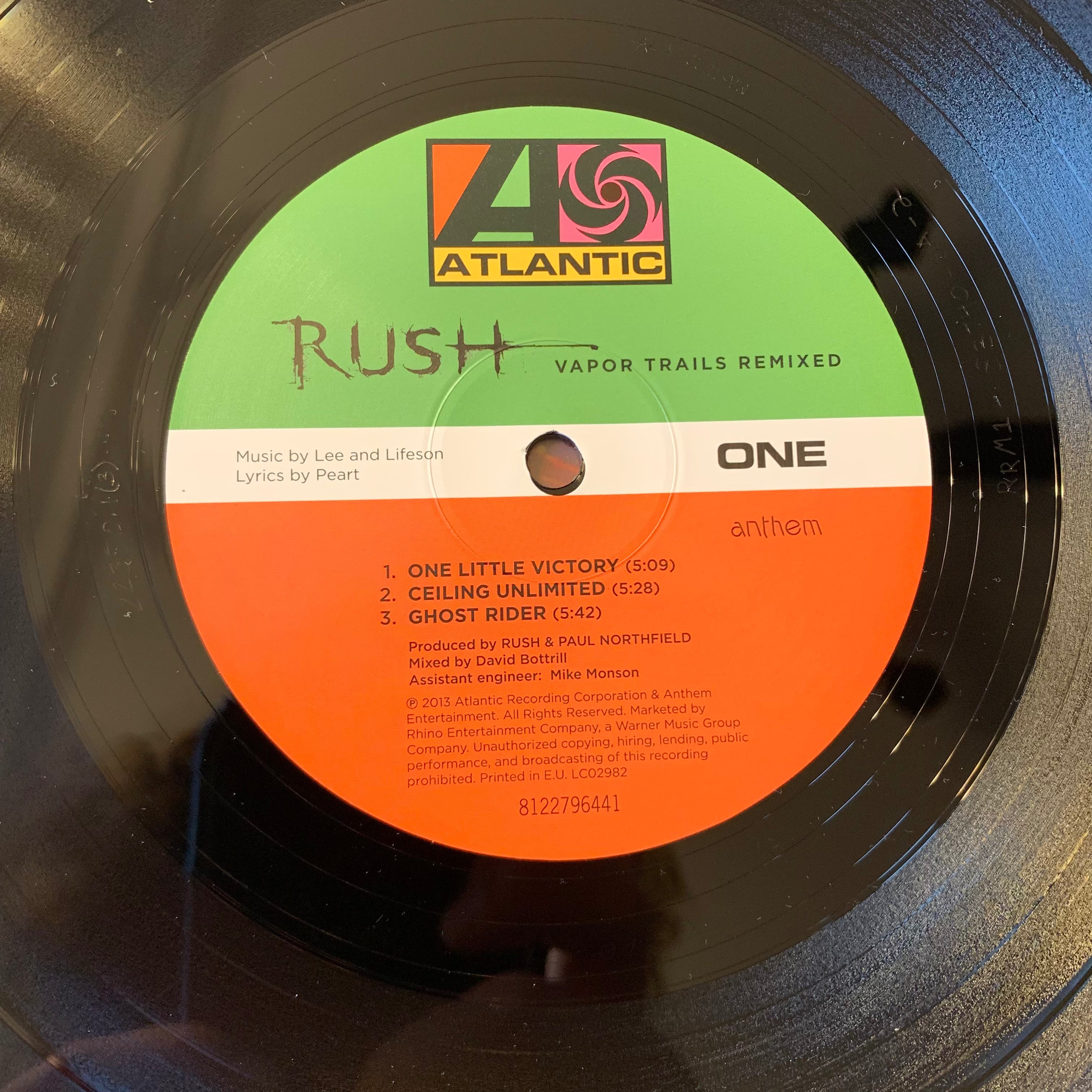 RUSH - VAPOR TRAILS - REMIXED