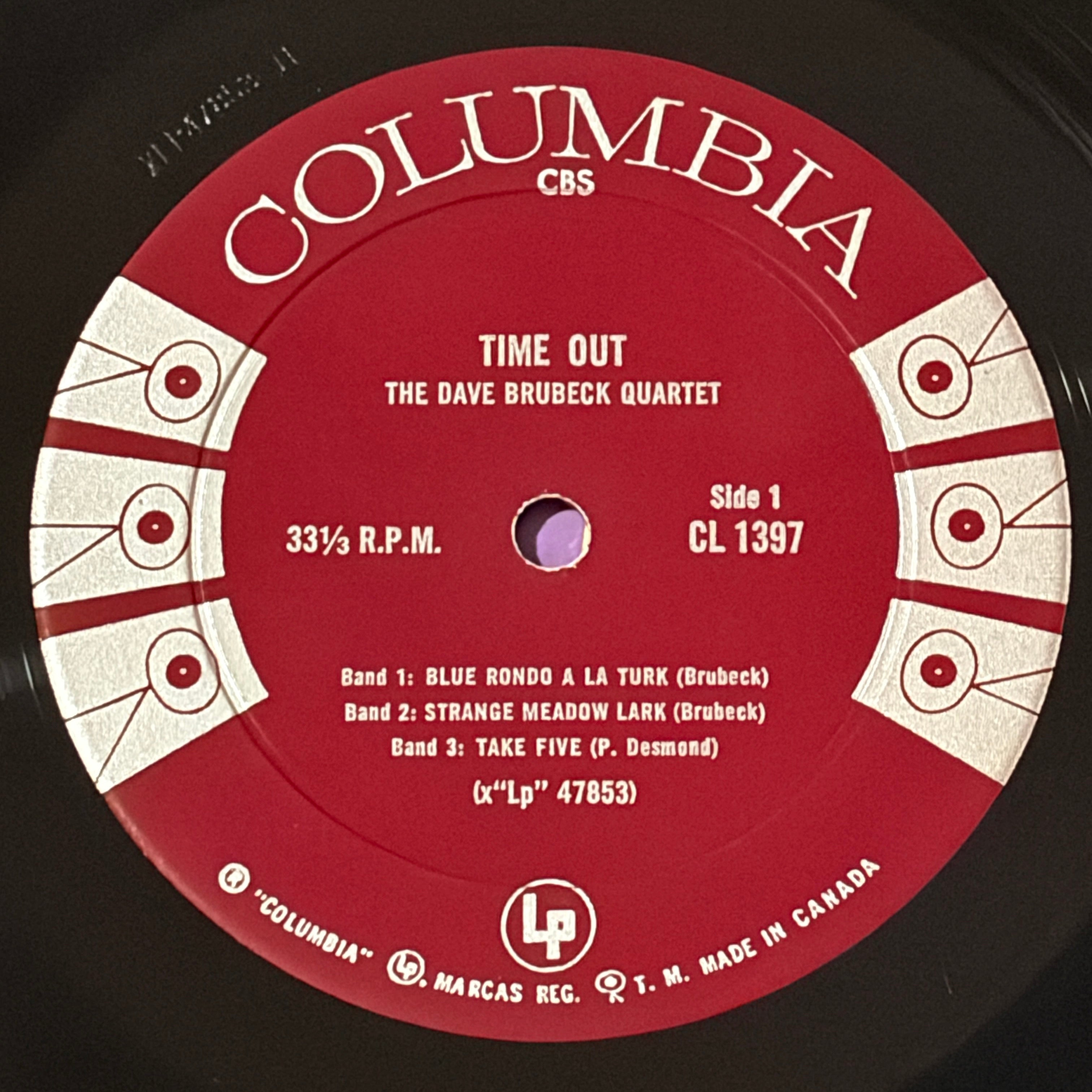 BRUBECK, DAVE - TIME OUT (MONO)