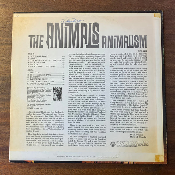 THE ANIMALS - ANIMALISM