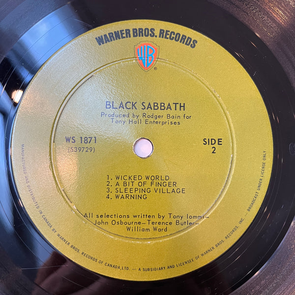 BLACK SABBATH - S/T - 1970