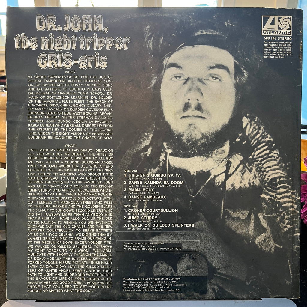 DR. JOHN - GRIS-GRIS - 1968 UK – Moon's Records