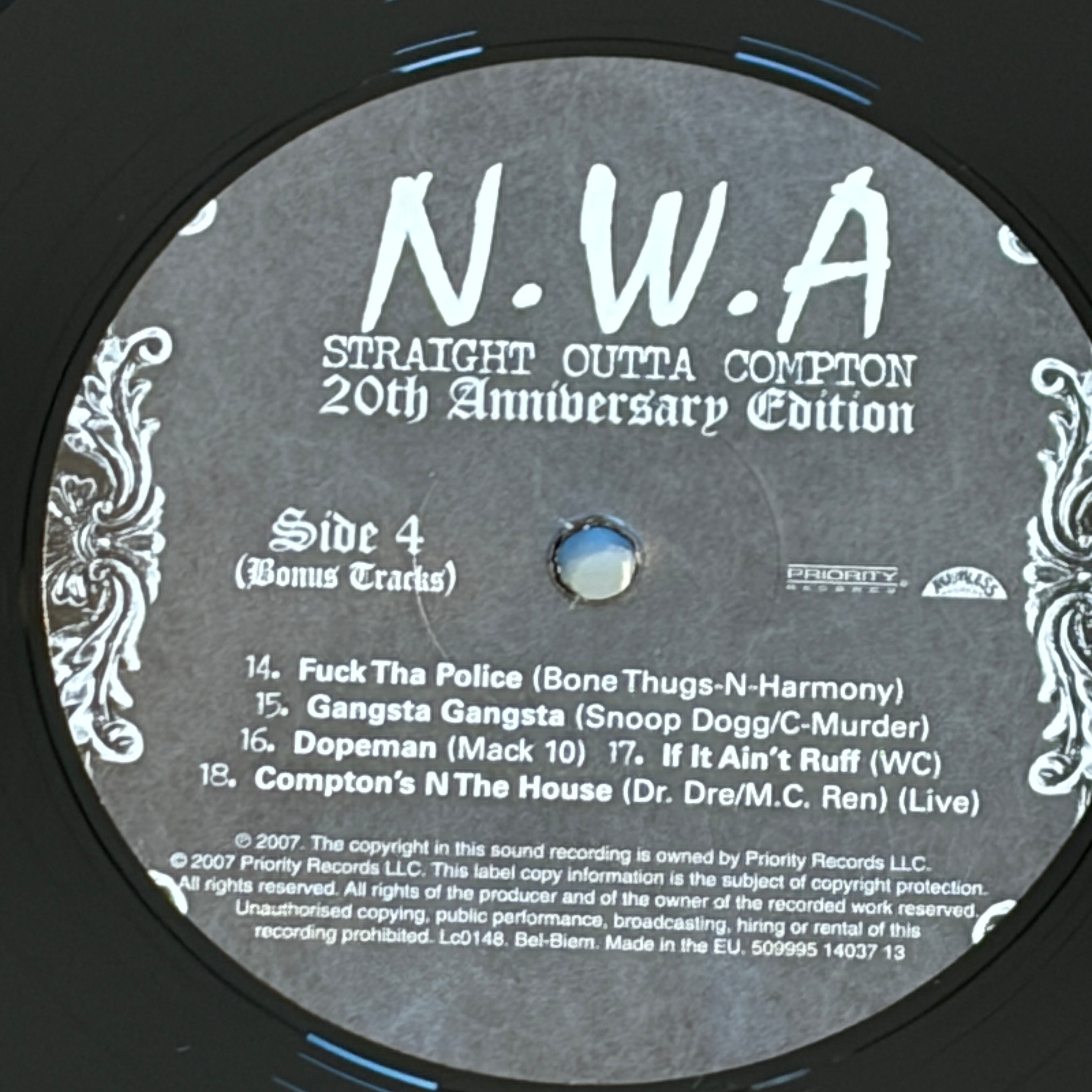 N.W.A. - STRAIGHT OUTTA COMPTON - 20TH ANNIVERSARY