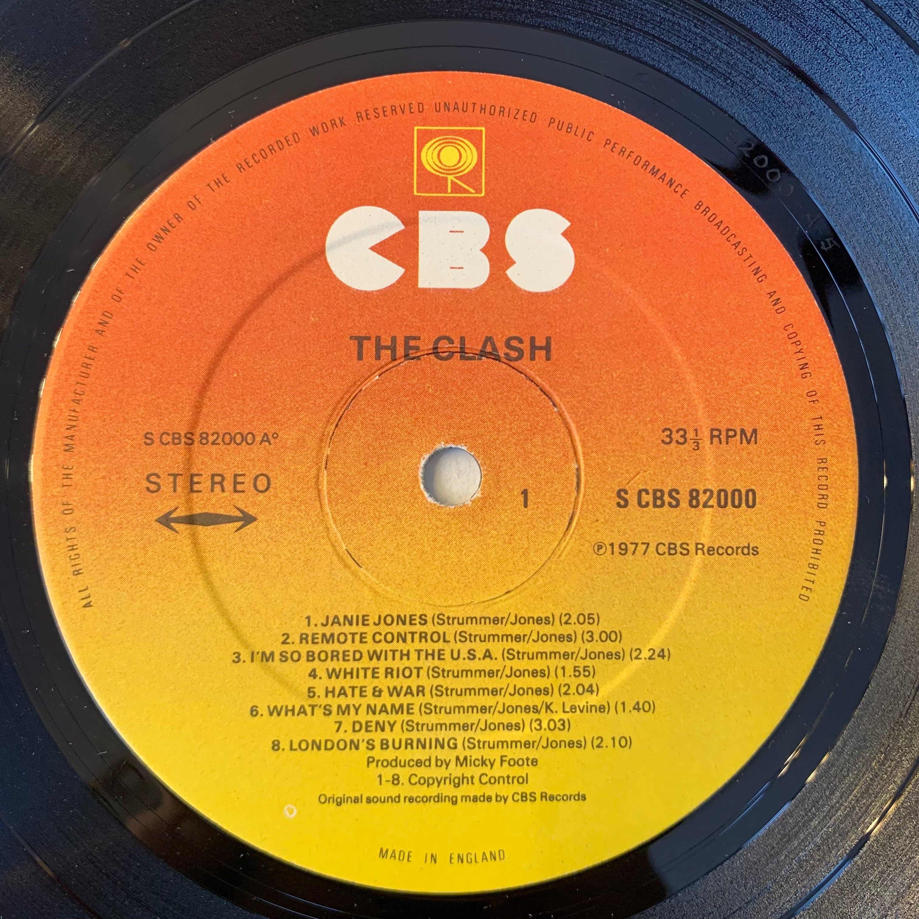 CLASH, THE - SELF TITLED