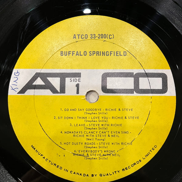 BUFFALO SPRINGFIELD - S/T - mono 1966