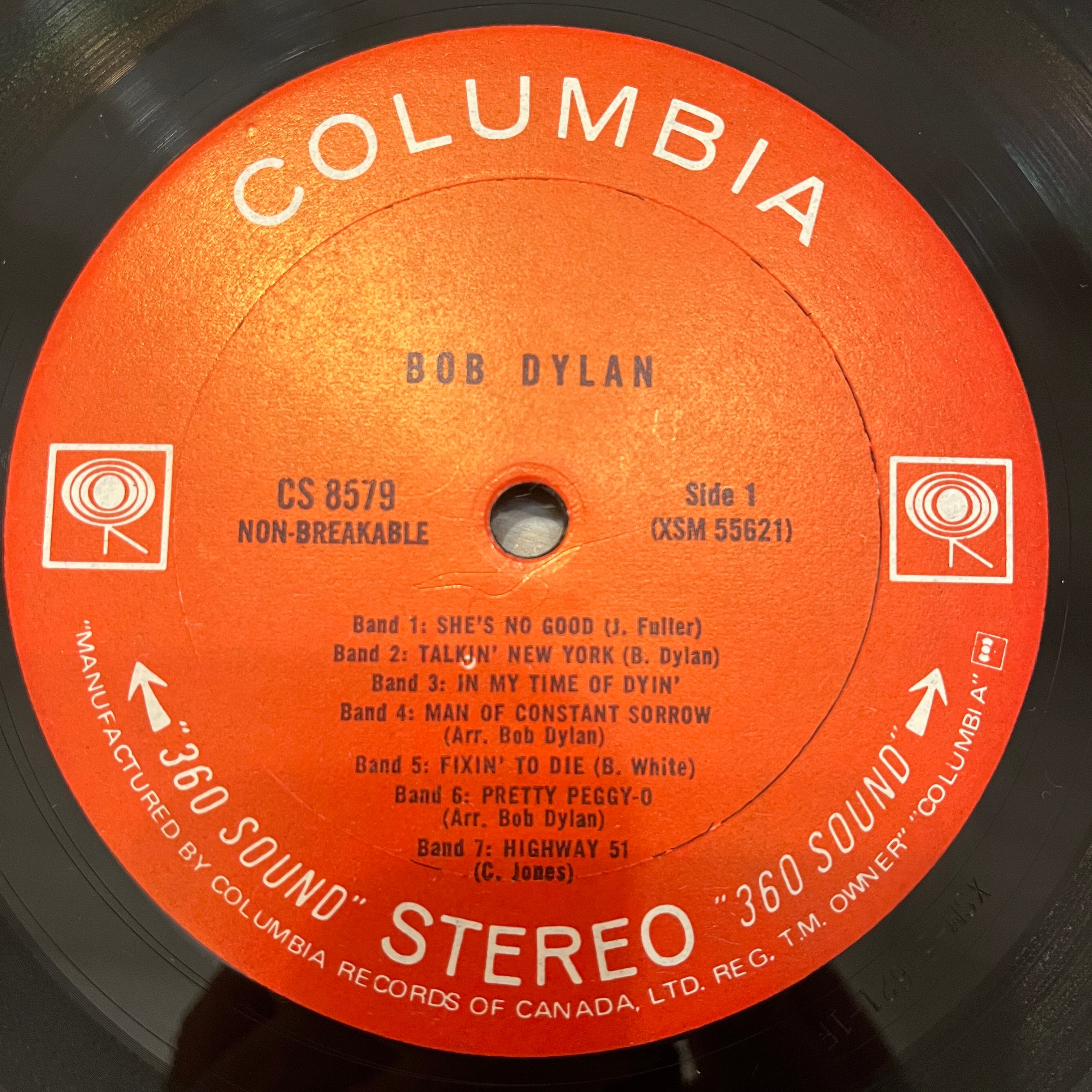 DYLAN, BOB - BOB DYLAN- 1970 reissue