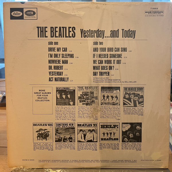 BEATLES, THE - YESTERDAY AND TODAY - 1966 mono