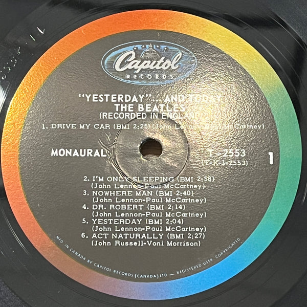 BEATLES, THE - YESTERDAY AND TODAY - 1966 mono