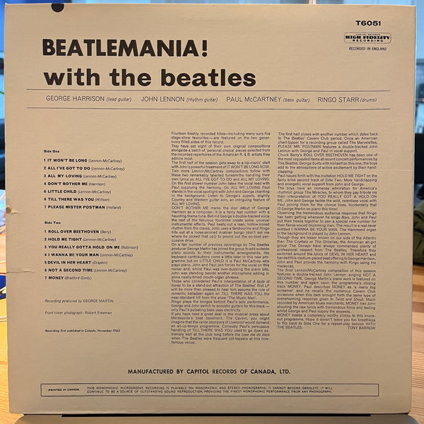 BEATLES, THE  - BEATLEMANIA! 1963 mono