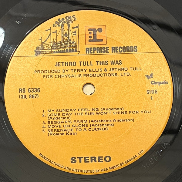JETHRO TULL - THIS WAS - 70's reissue