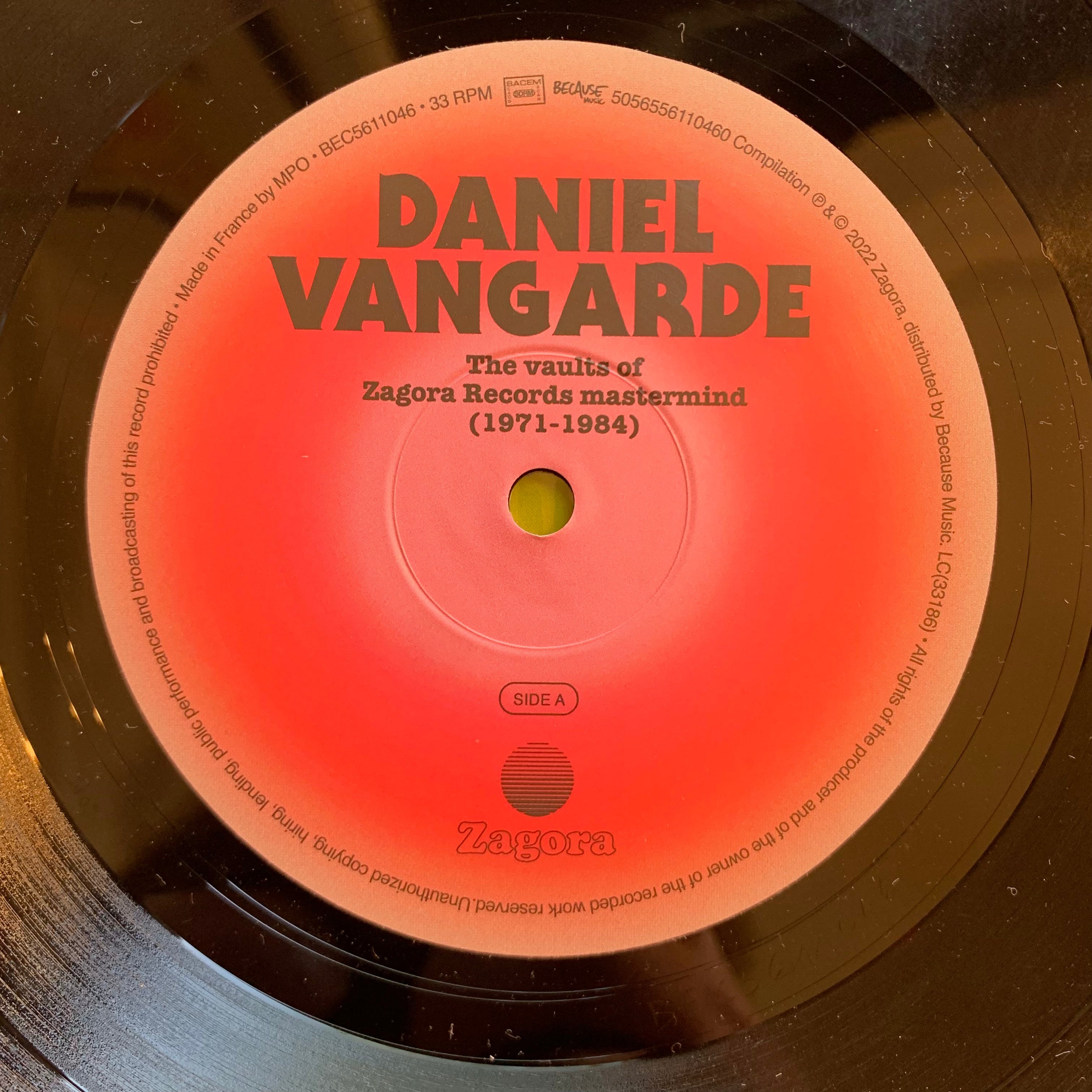 VANGARDE, DANIEL - THE VAULTS OF ZAGORA RECORDS MASTERMIND (1971-1984)