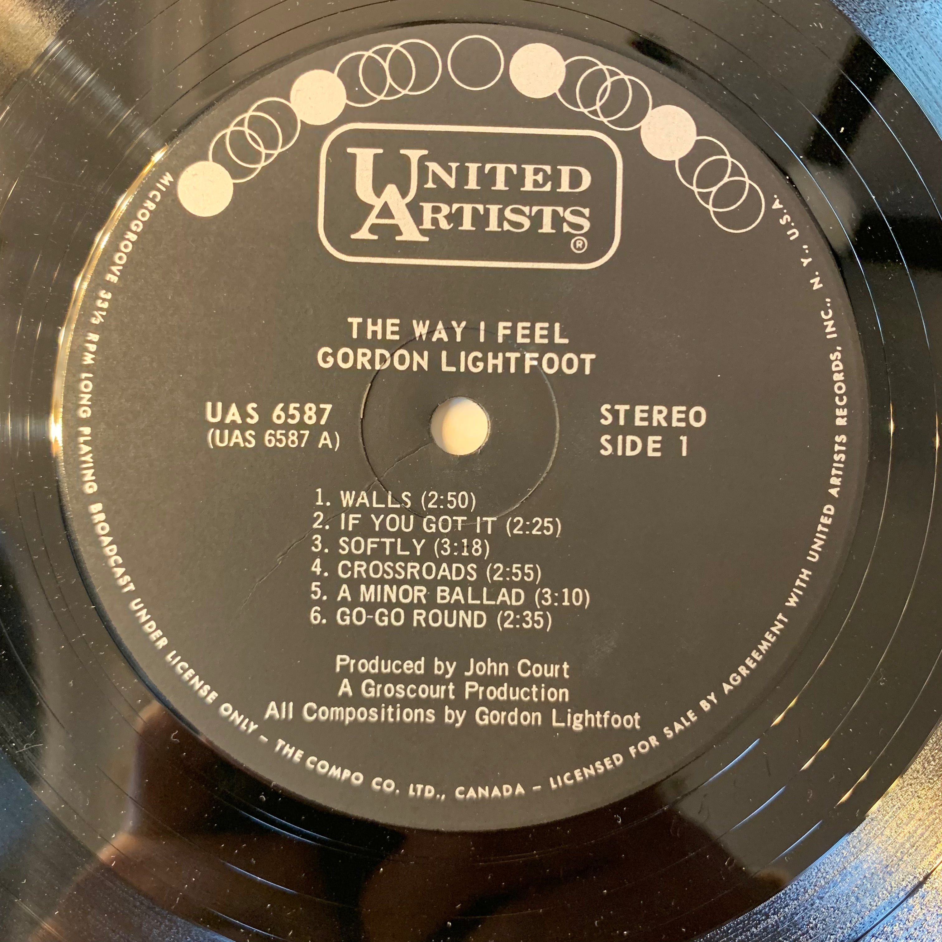 LIGHTFOOT, GORDON - THE WAY I FEEL