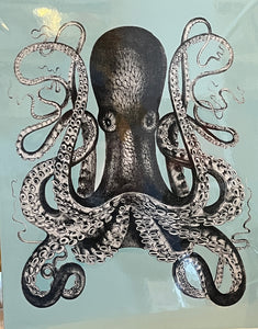 Blue Octopus - Skookum Prints