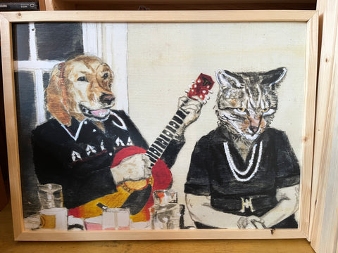 Dog and Cat - Skookum Prints