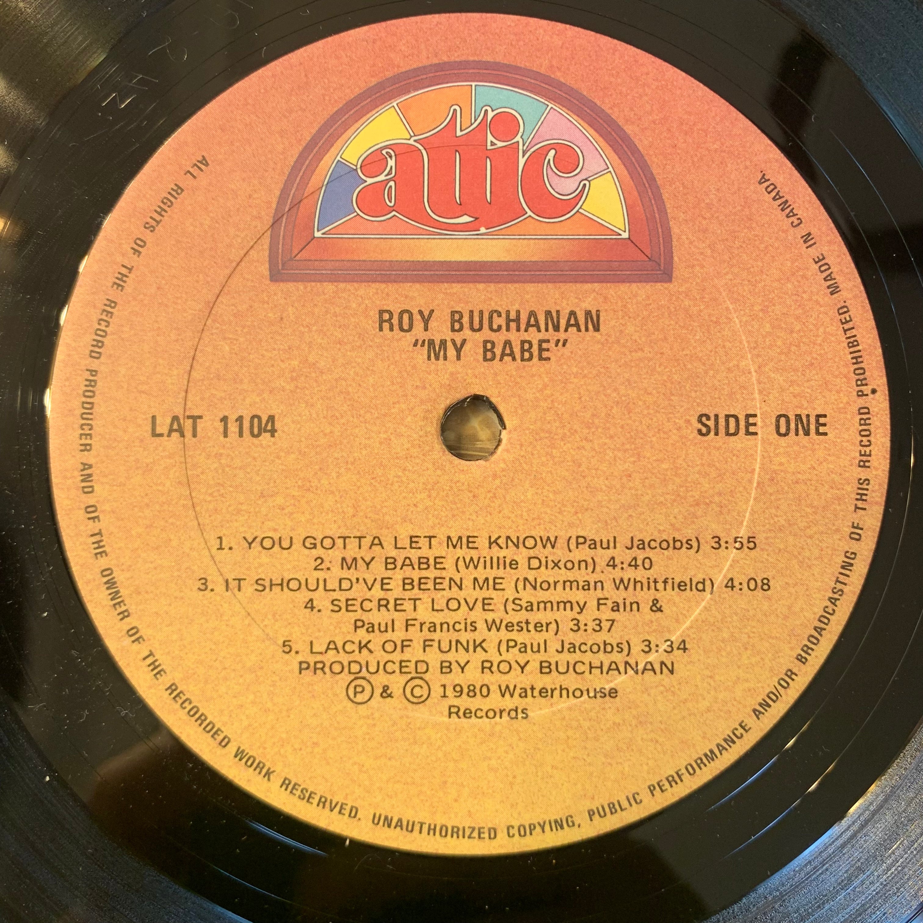 BUCHANAN, ROY - MY BABE