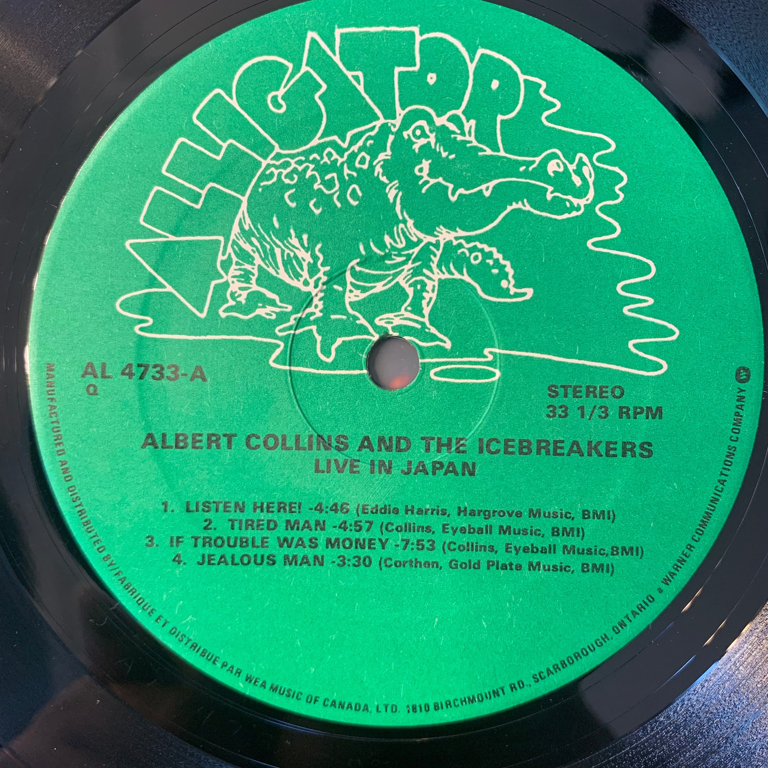 ALBERT COLLINS AND THE ICEBREAKERS - LIVE IN JAPAN