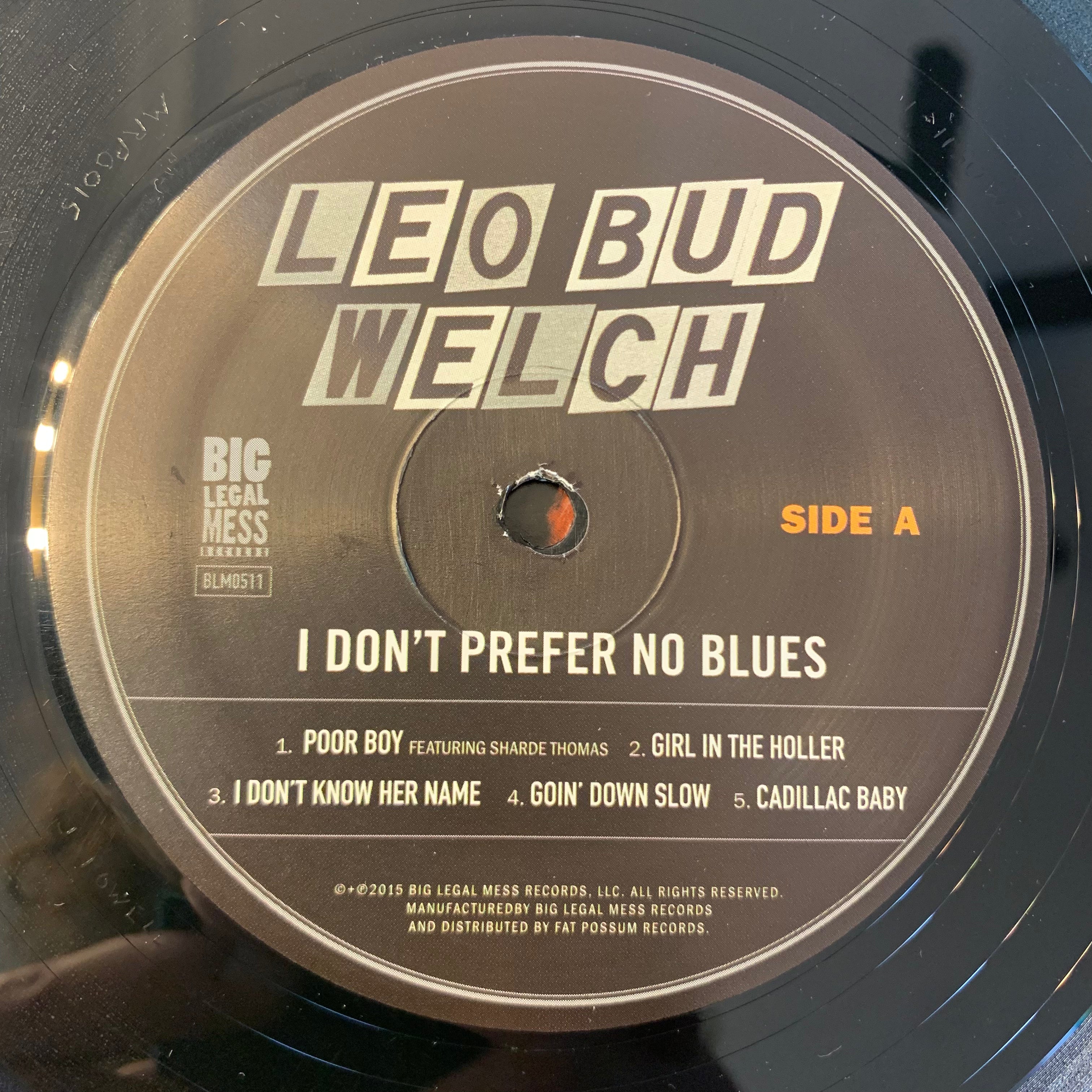 WELCH, LEO BUD - I DON'T PREFER NO BLUES