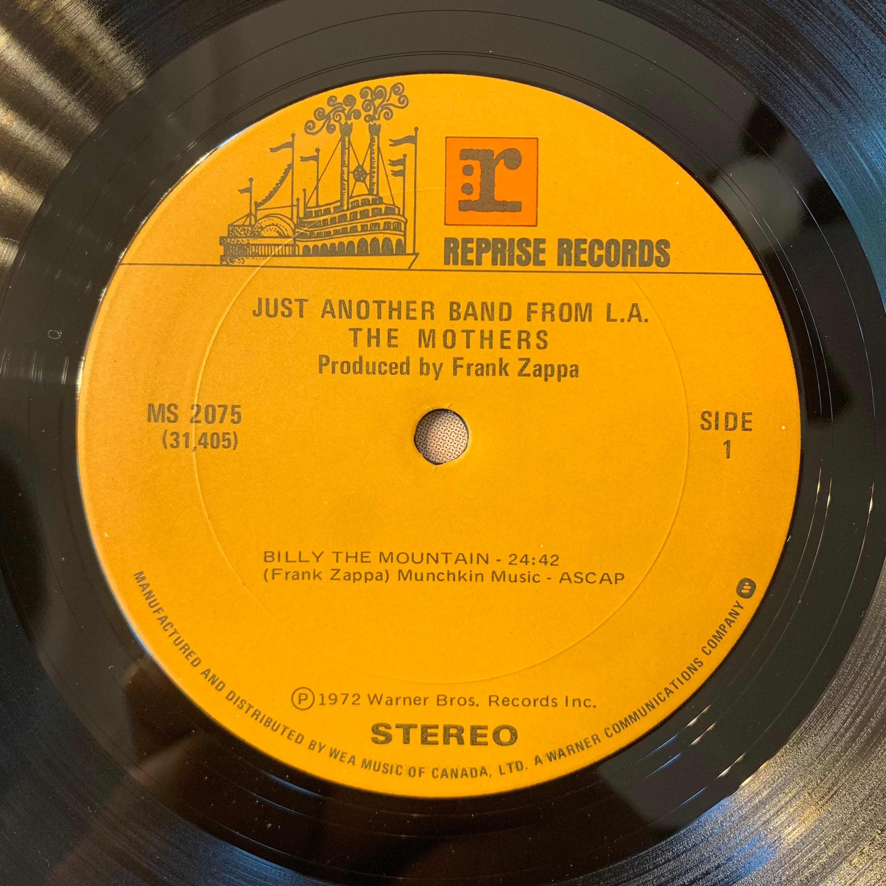 ZAPPA, FRANK - JUST ANOTHER BAND FROM L.A