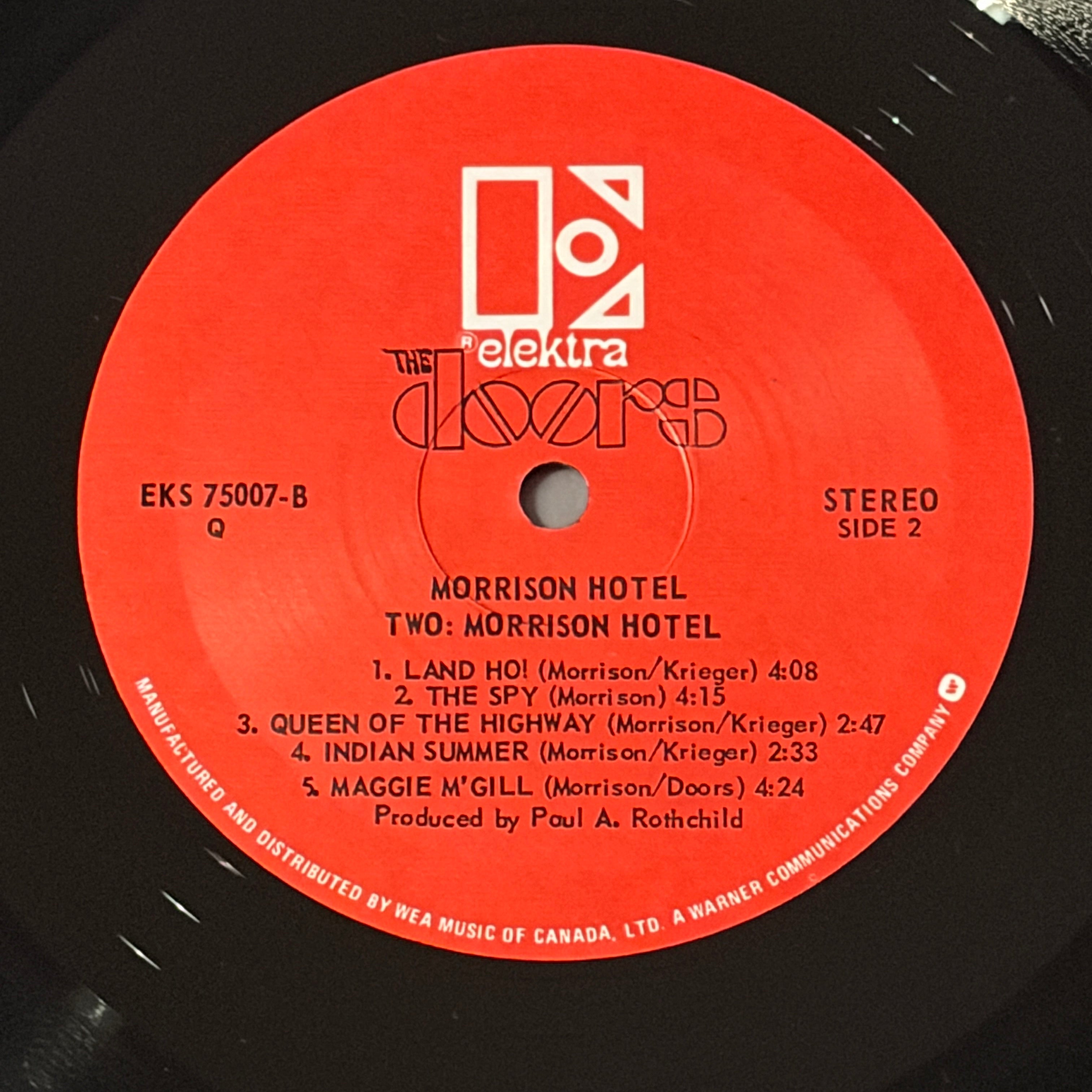DOORS, THE - MORRISON HOTEL