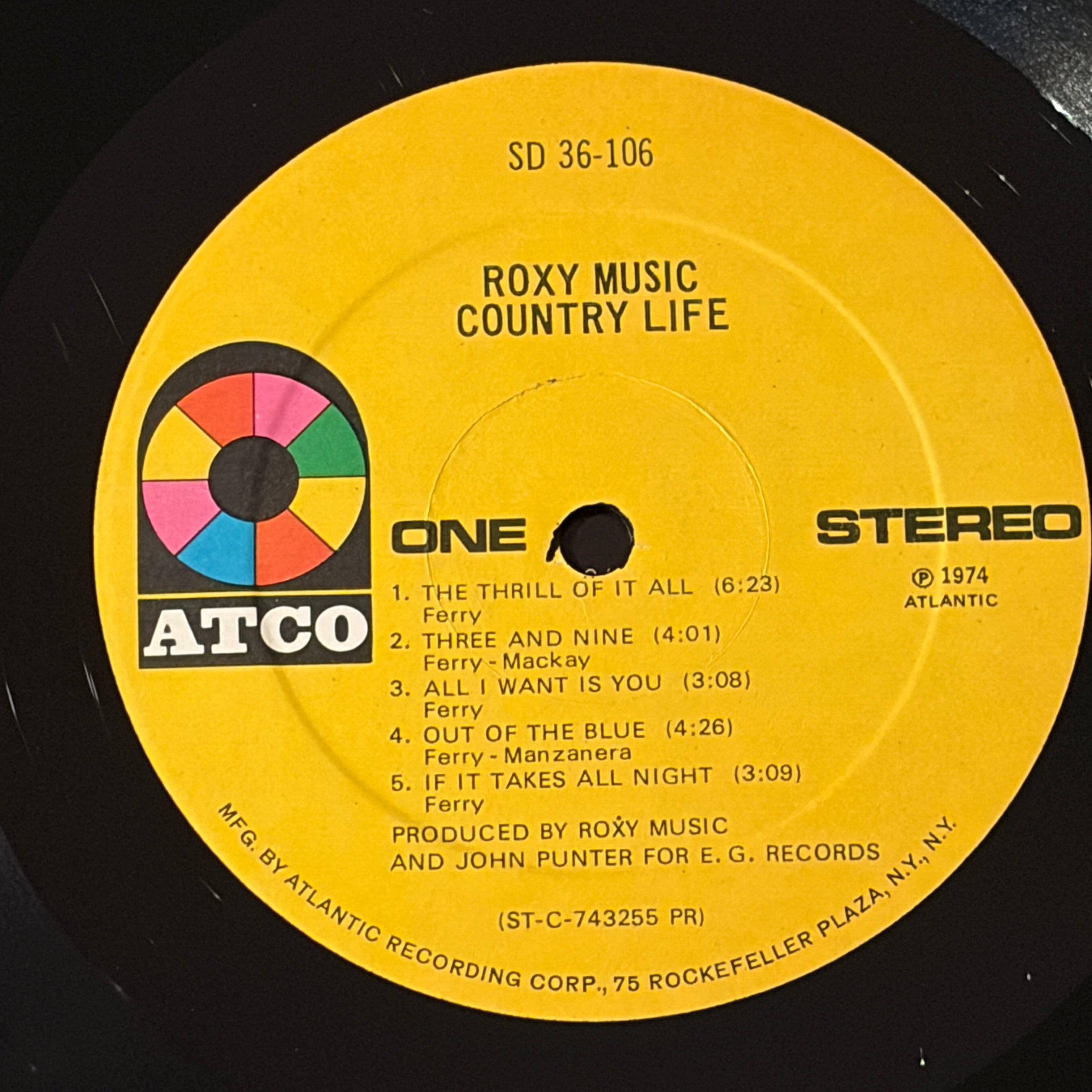 ROXY MUSIC - COUNTRY LIFE