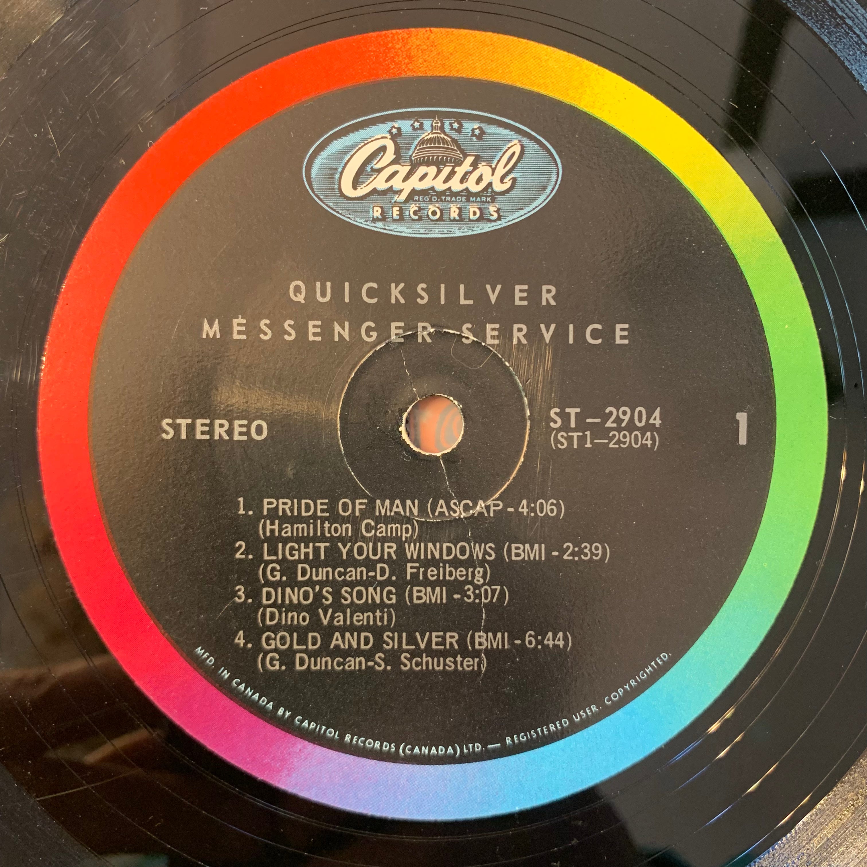 QUICKSILVER MESSENGER SERVICE - SELF TITLED