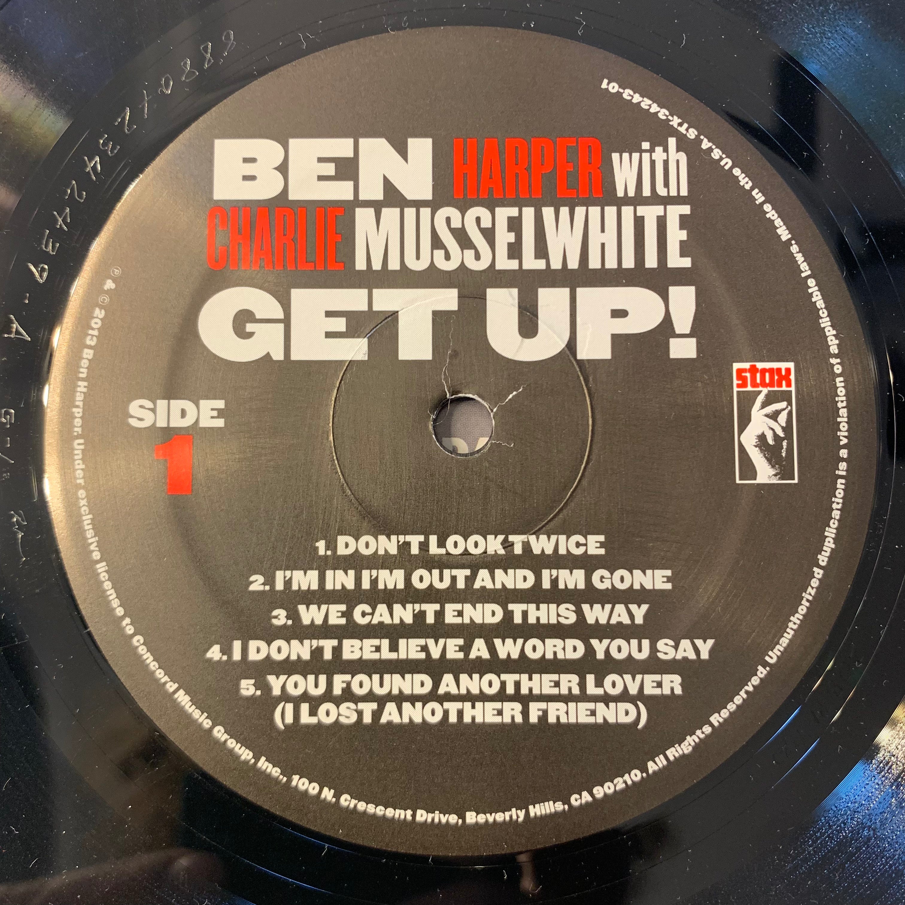 BEN HARPER WITH CHARLIE MUSSEL WHITE - GET UP!