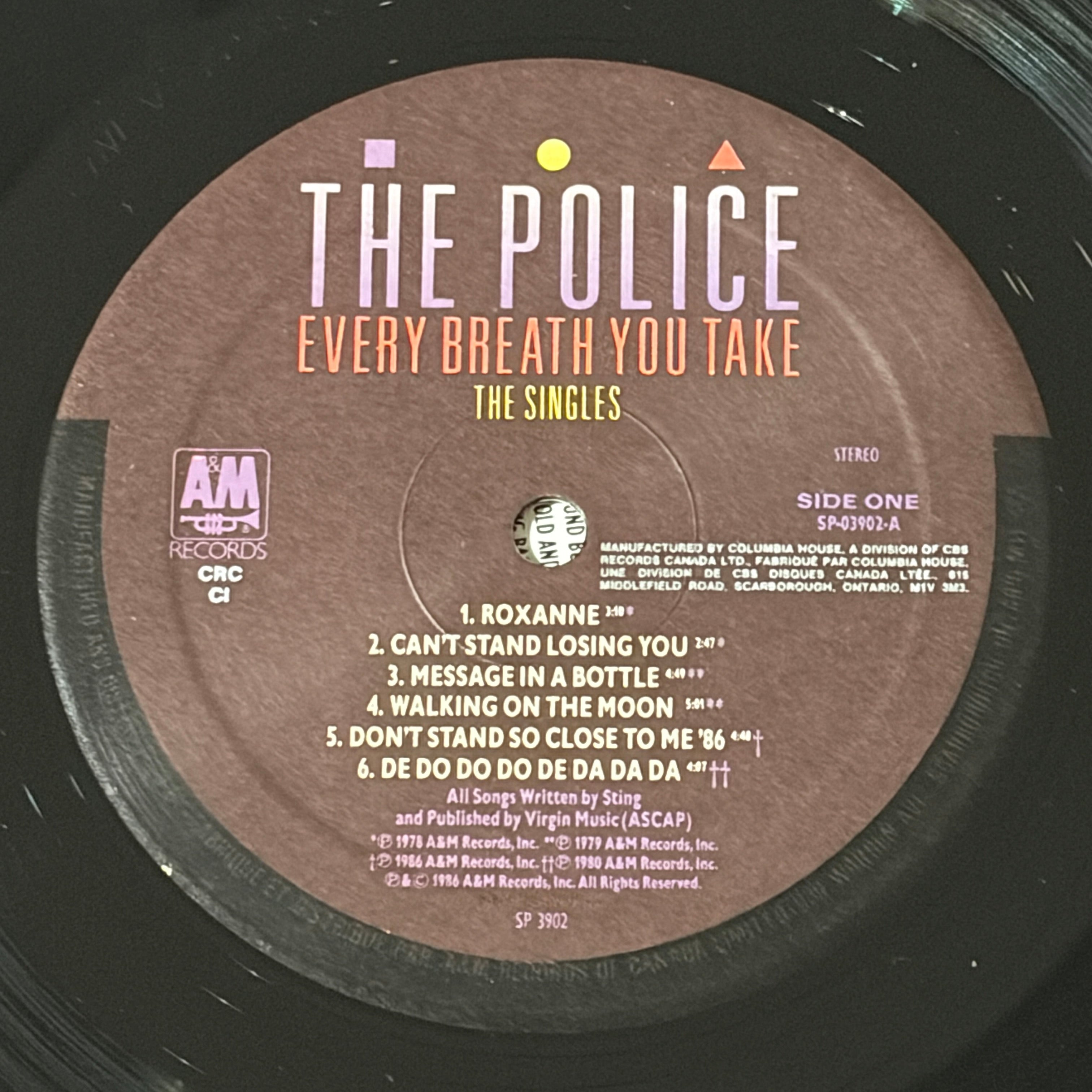 POLICE, THE - EVERY BREATH YOU TAKE - THE SINGLES