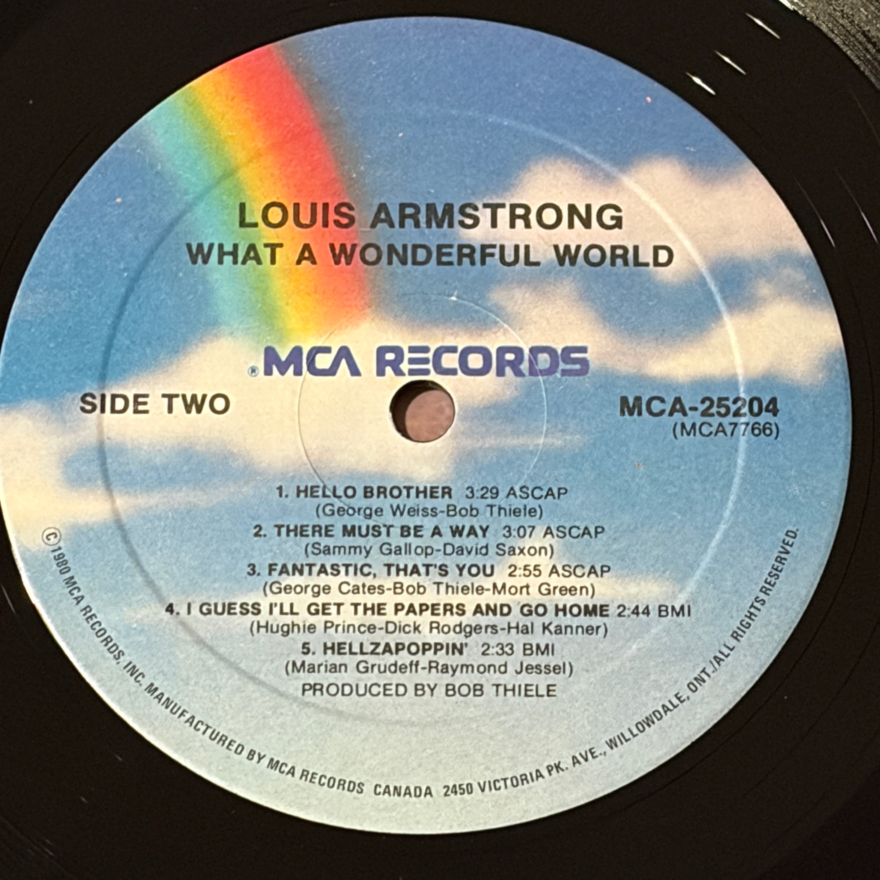 ARMSTRONG, LOUIS  - WHAT A WONDERFUL WORLD