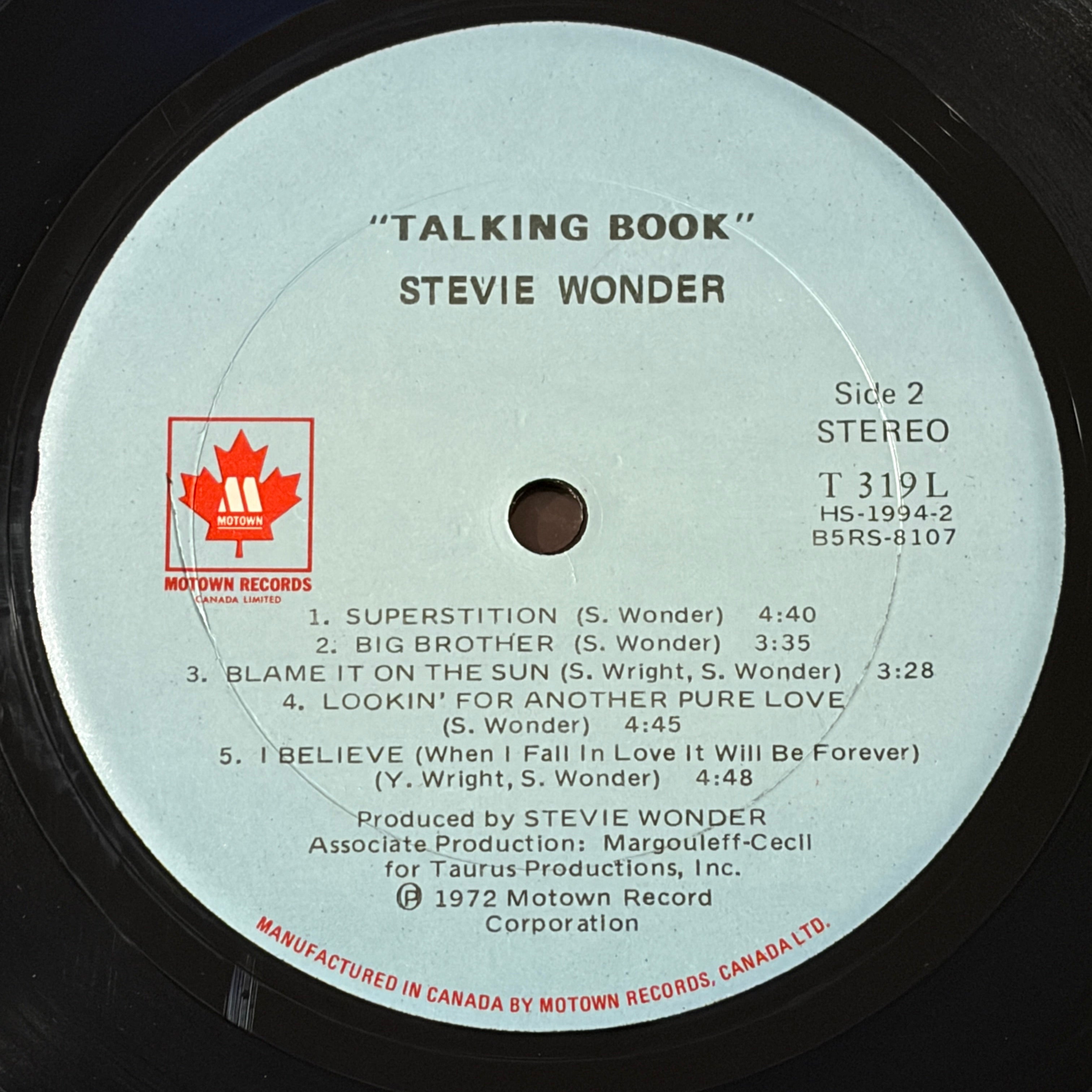 WONDER, STEVIE - TALKING BOOK