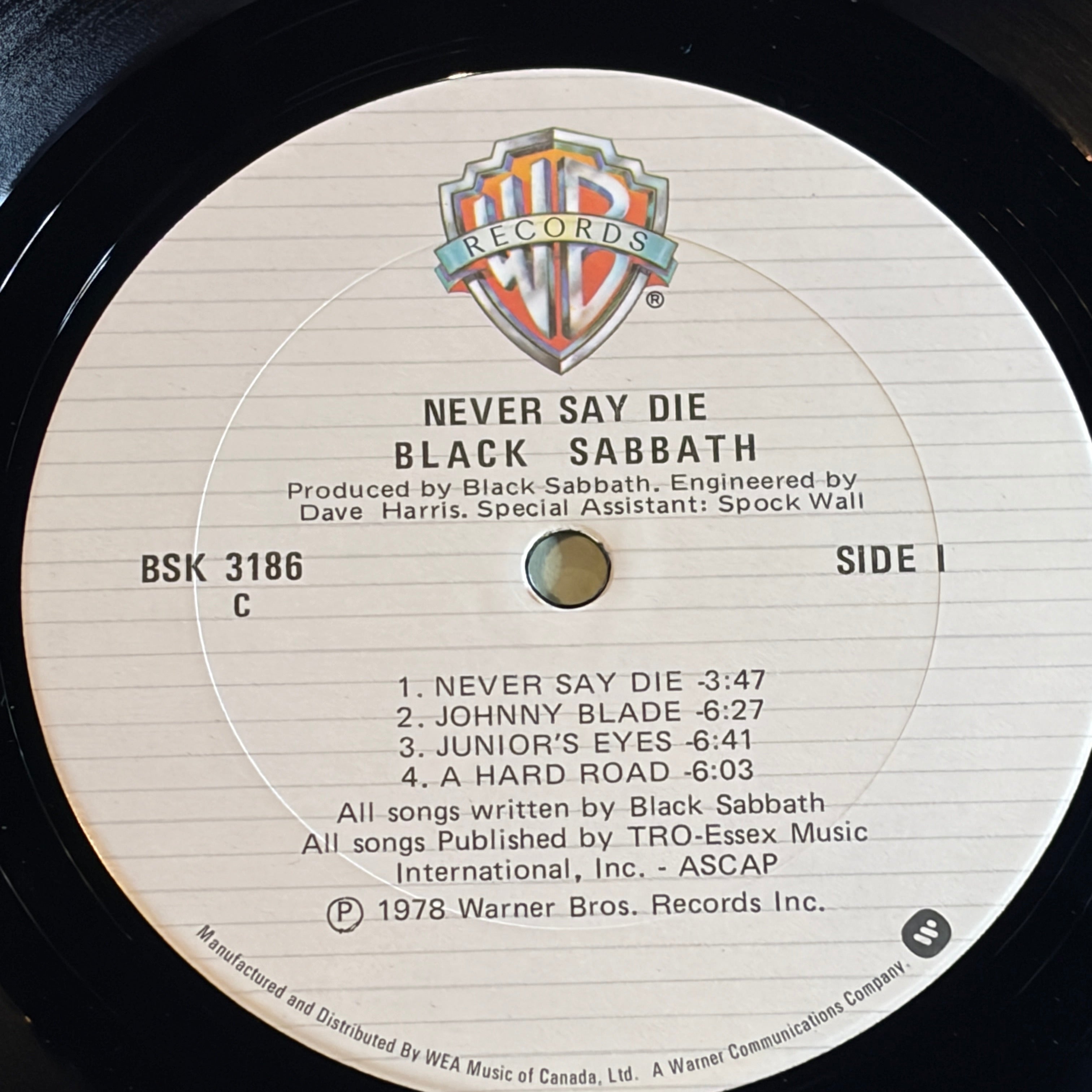 BLACK SABBATH - NEVER SAY DIE!