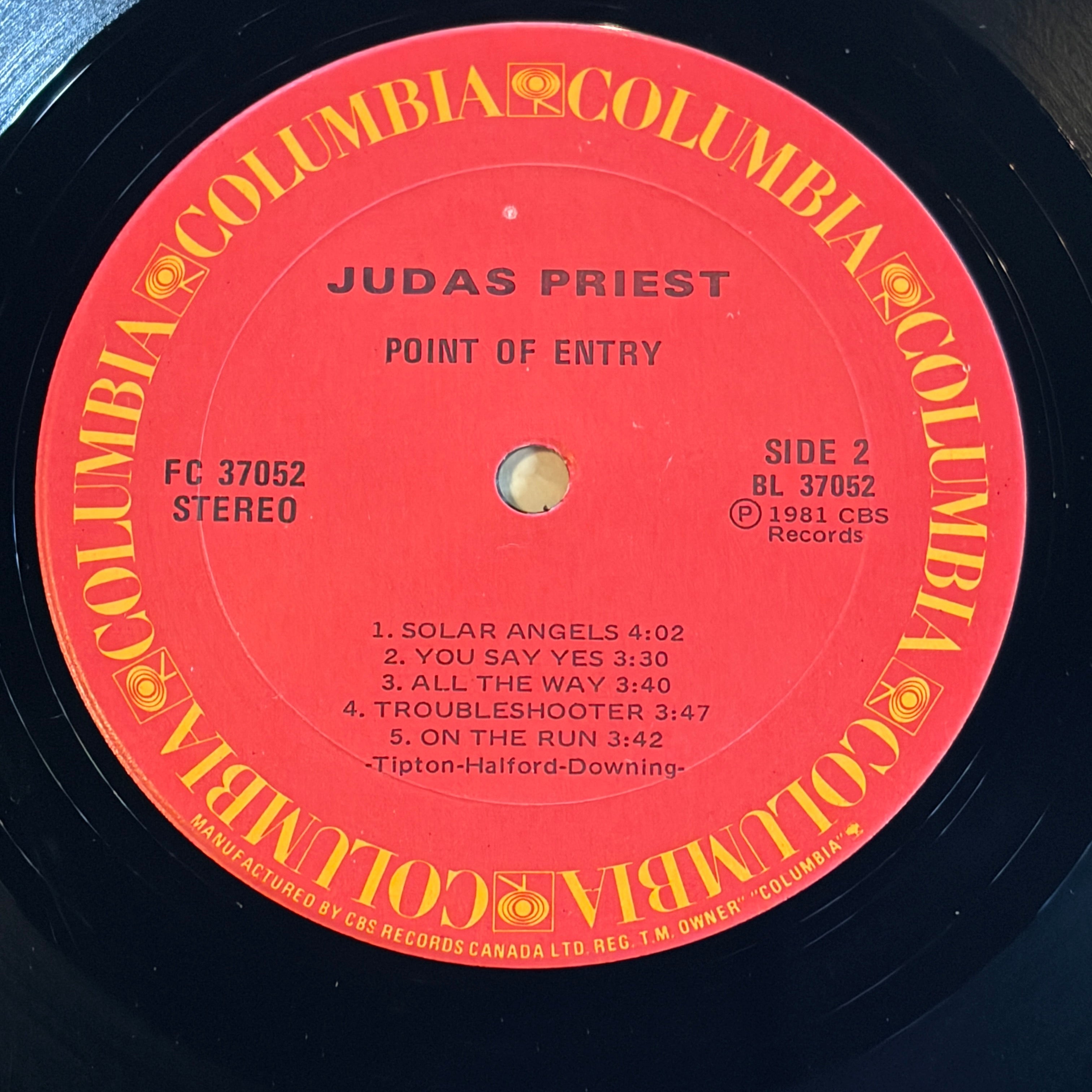 JUDAS PRIEST - POINT OF ENTRY