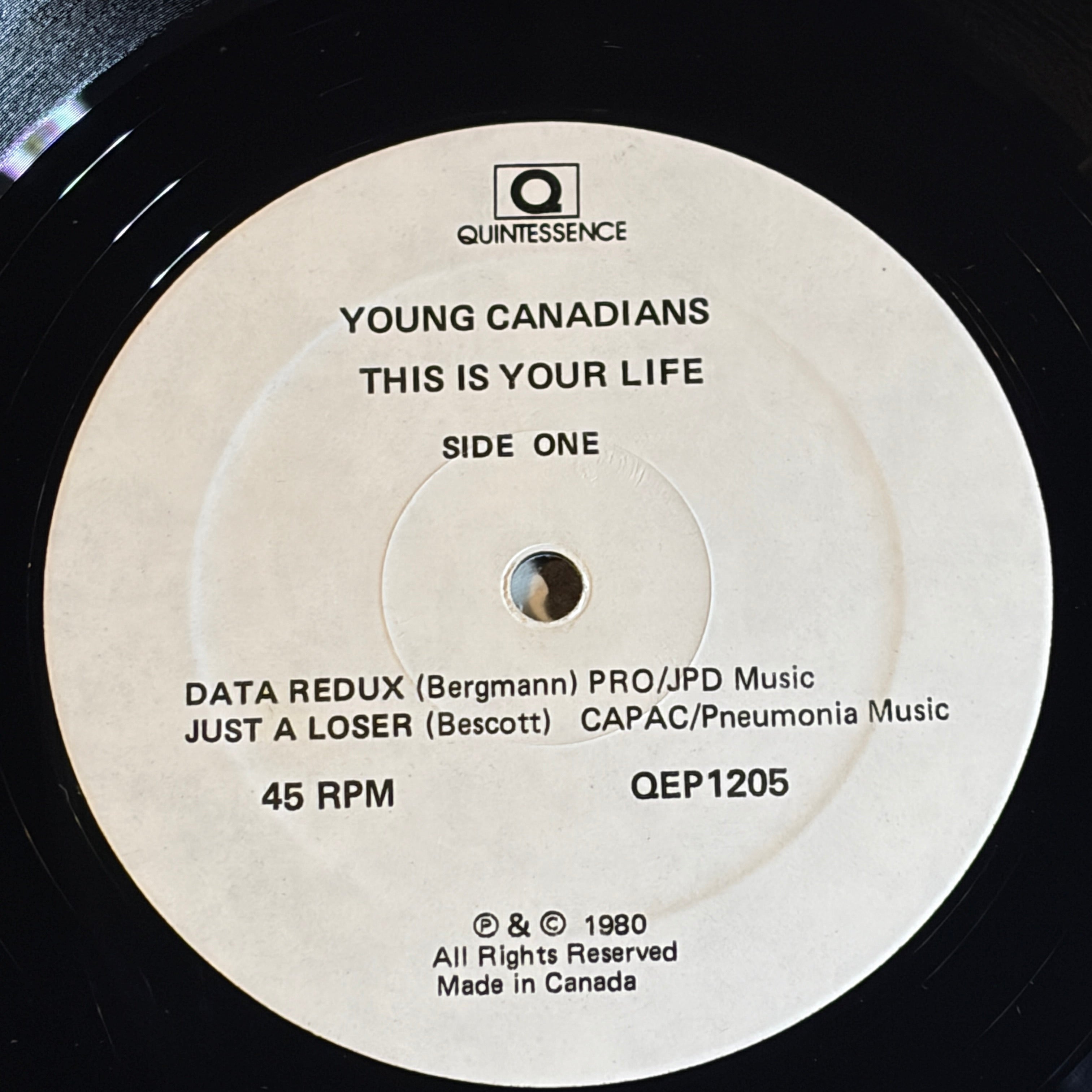 YOUNG CANADIANS - THIS IS YOUR LIFE