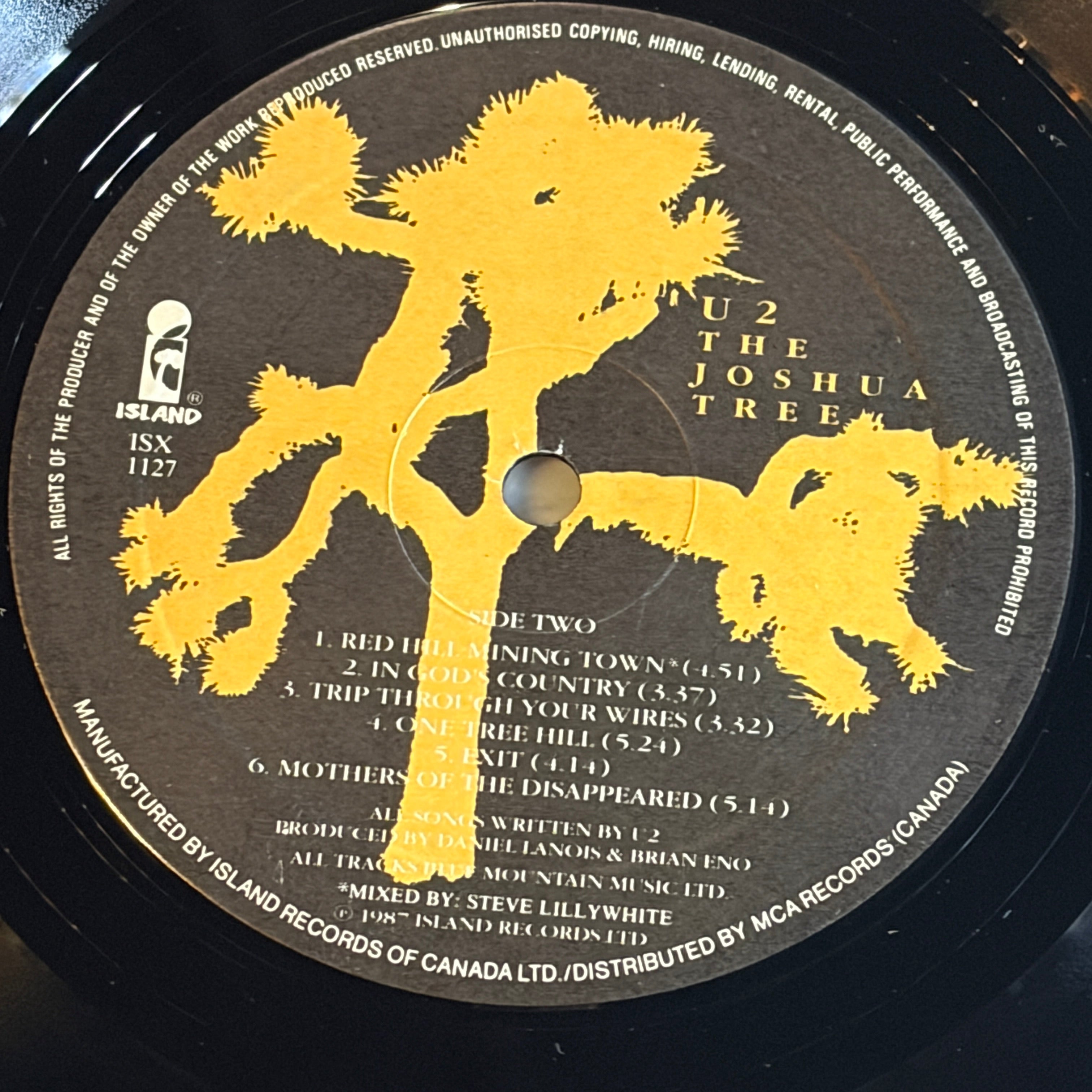 U2 - THE JOSHUA TREE