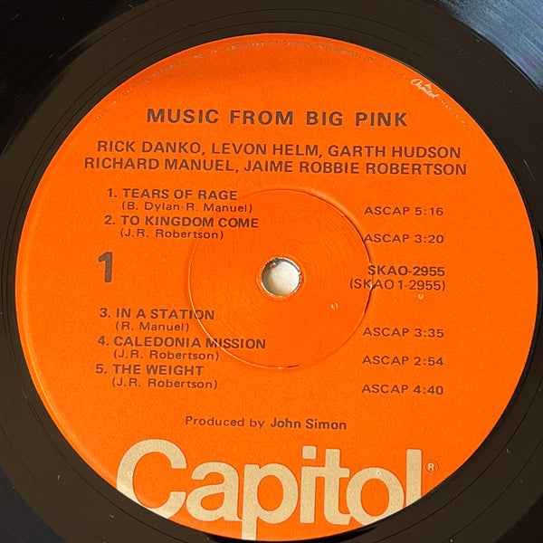 BAND, THE - MUSIC FROM BIG PINK - reissue