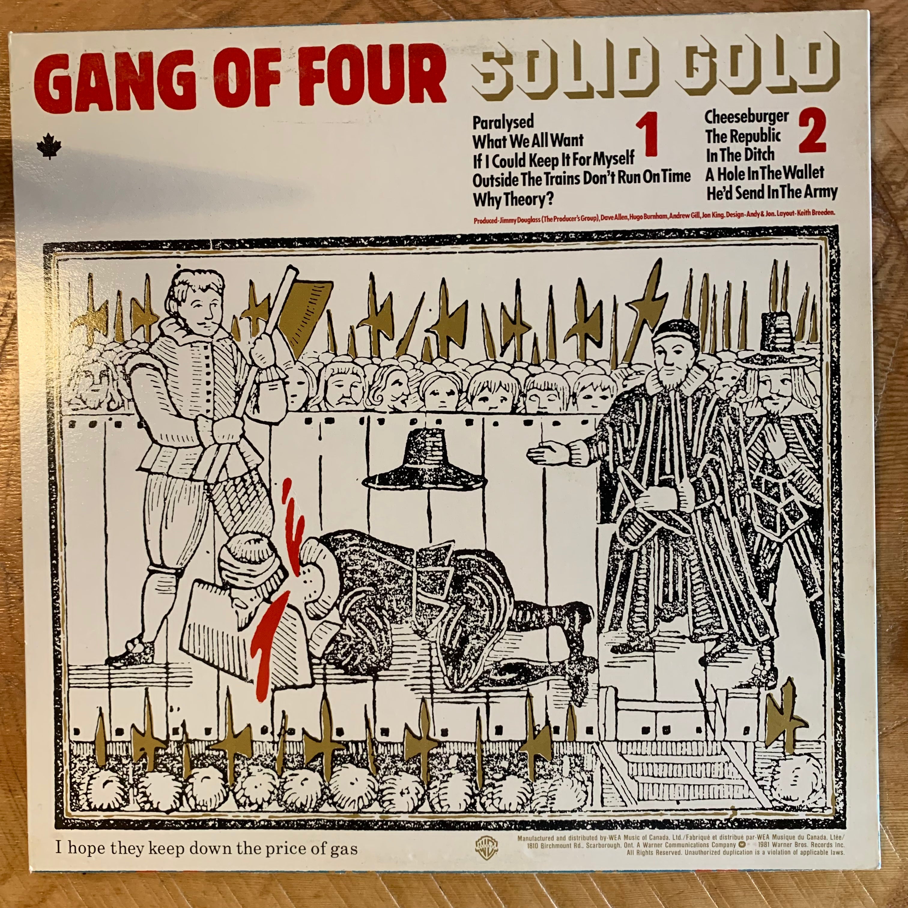 GANG OF FOUR - SOLID GOLD