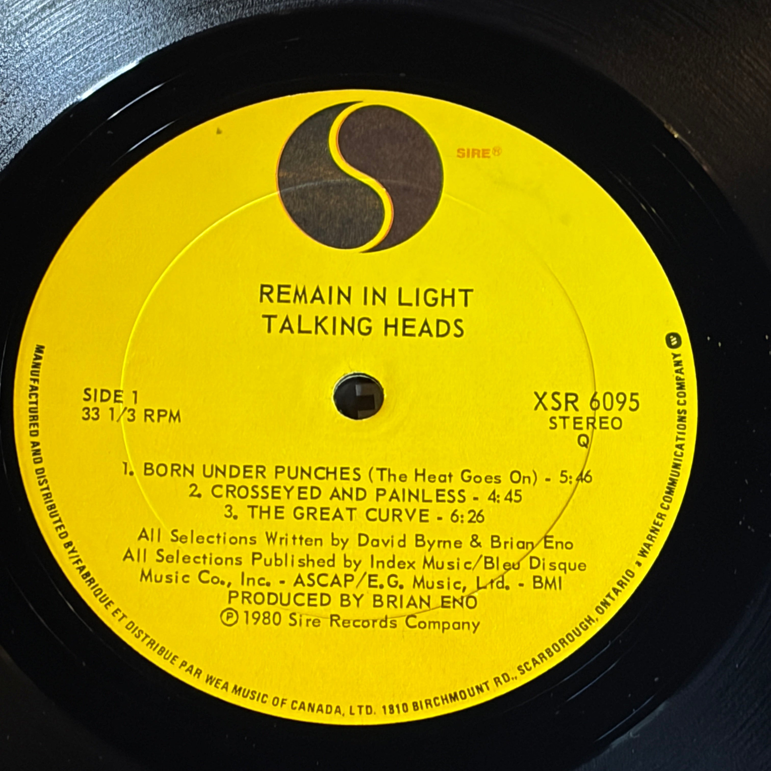 TALKING HEADS - REMAIN IN LIGHT