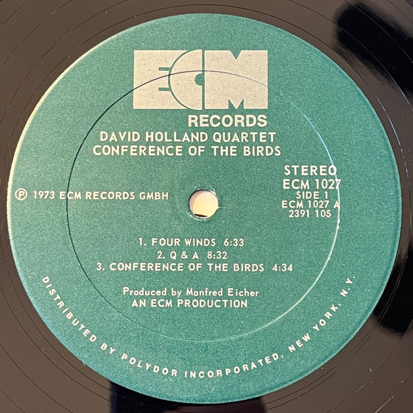 DAVID HOLLAND QUARTET - CONFERENCE OF THE BIRDS - 1973