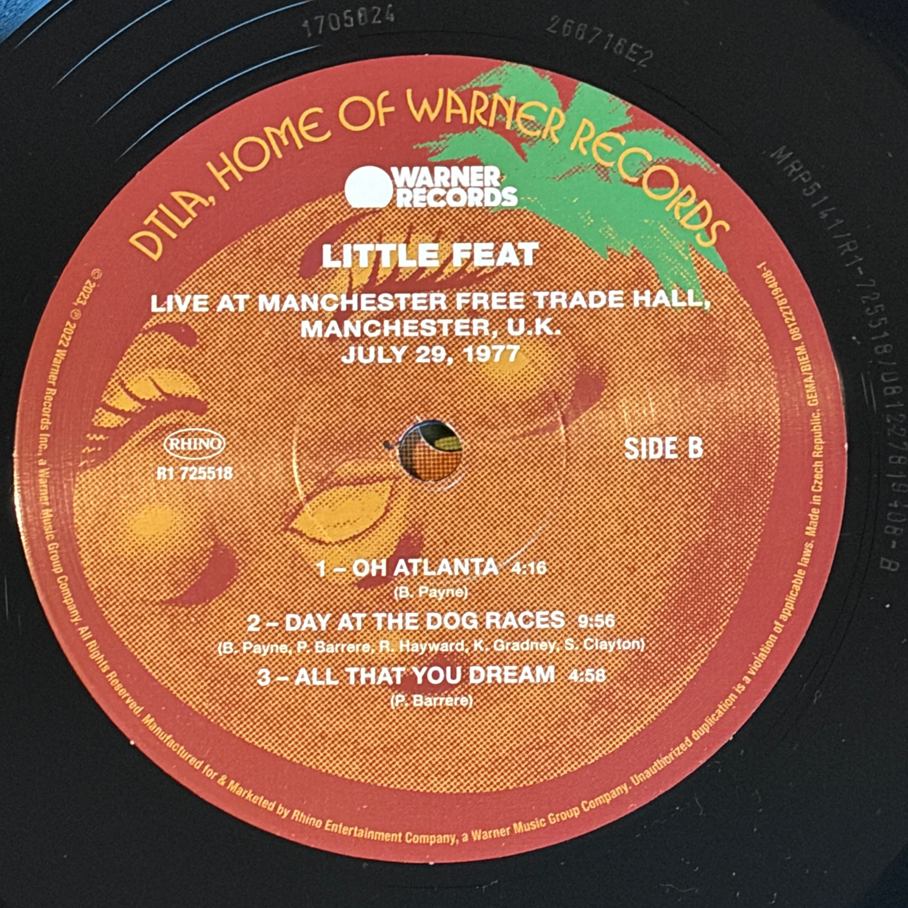LITTLE FEAT - LIVE AT MANCHESTER FREE TRADE HALL - JULY 29 1977