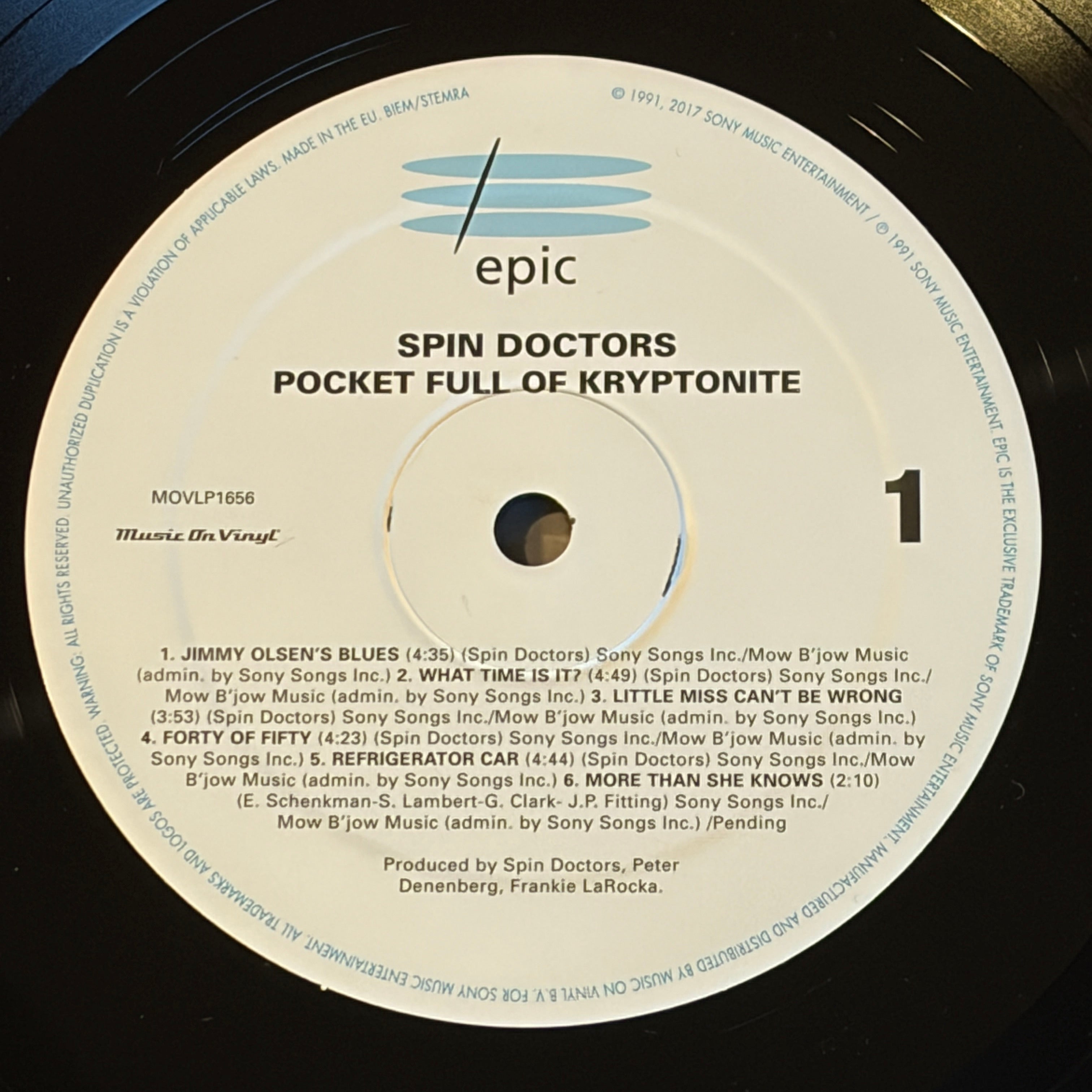 SPIN DOCTORS - POCKET FULL OF KRYPTONITE