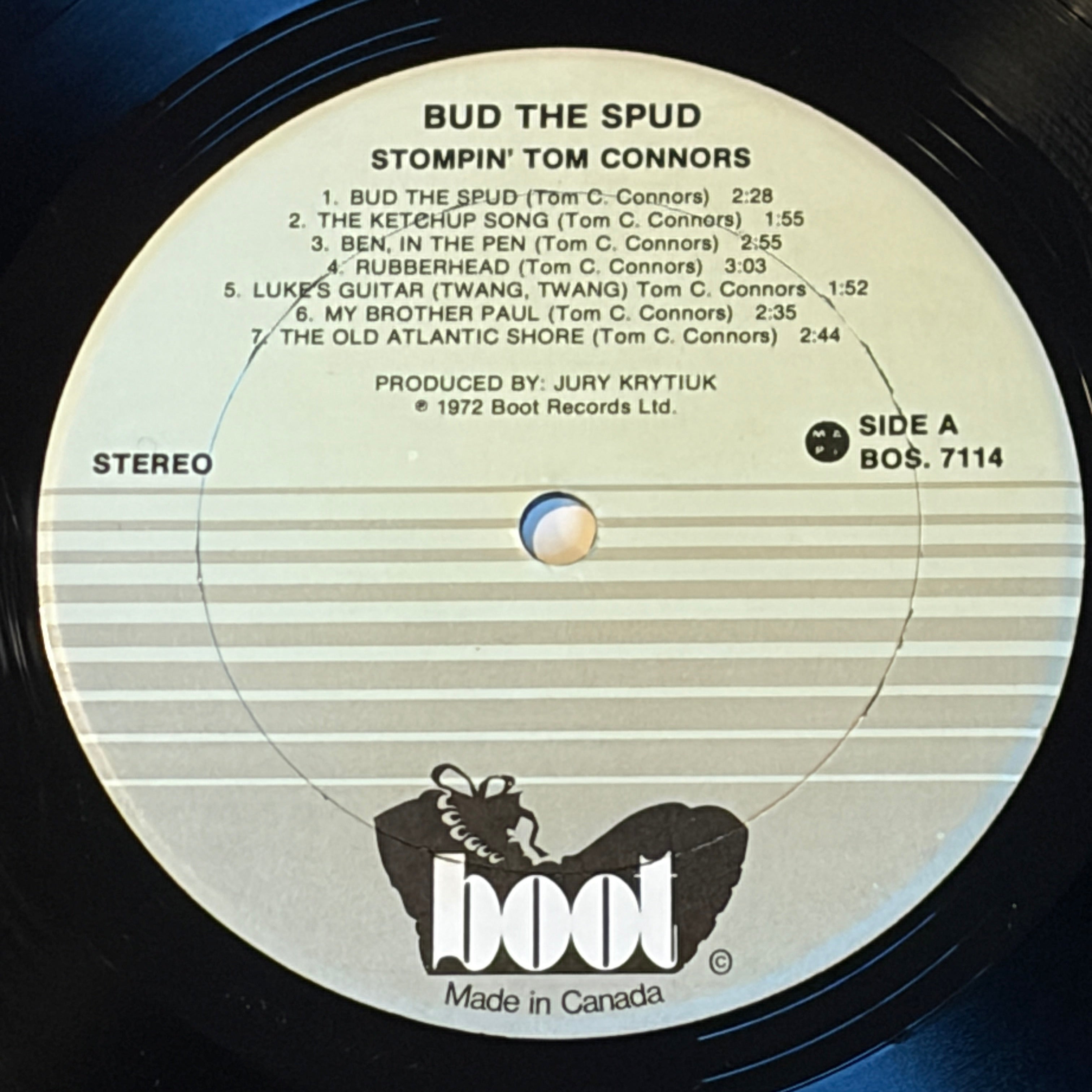 STOMPIN' TOM CONNORS - BUD THE SPUD