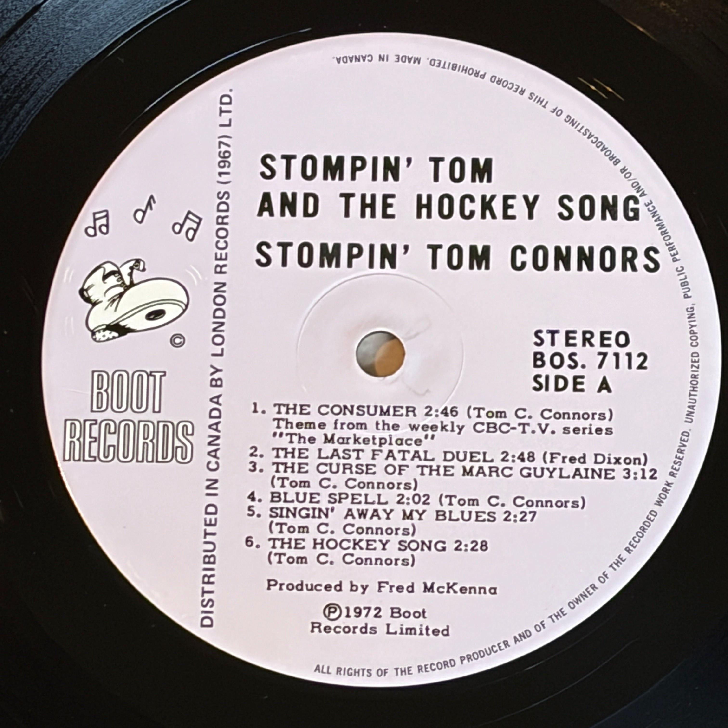 STOMPIN' TOM CONNORS - AND THE HOCKEY SONG