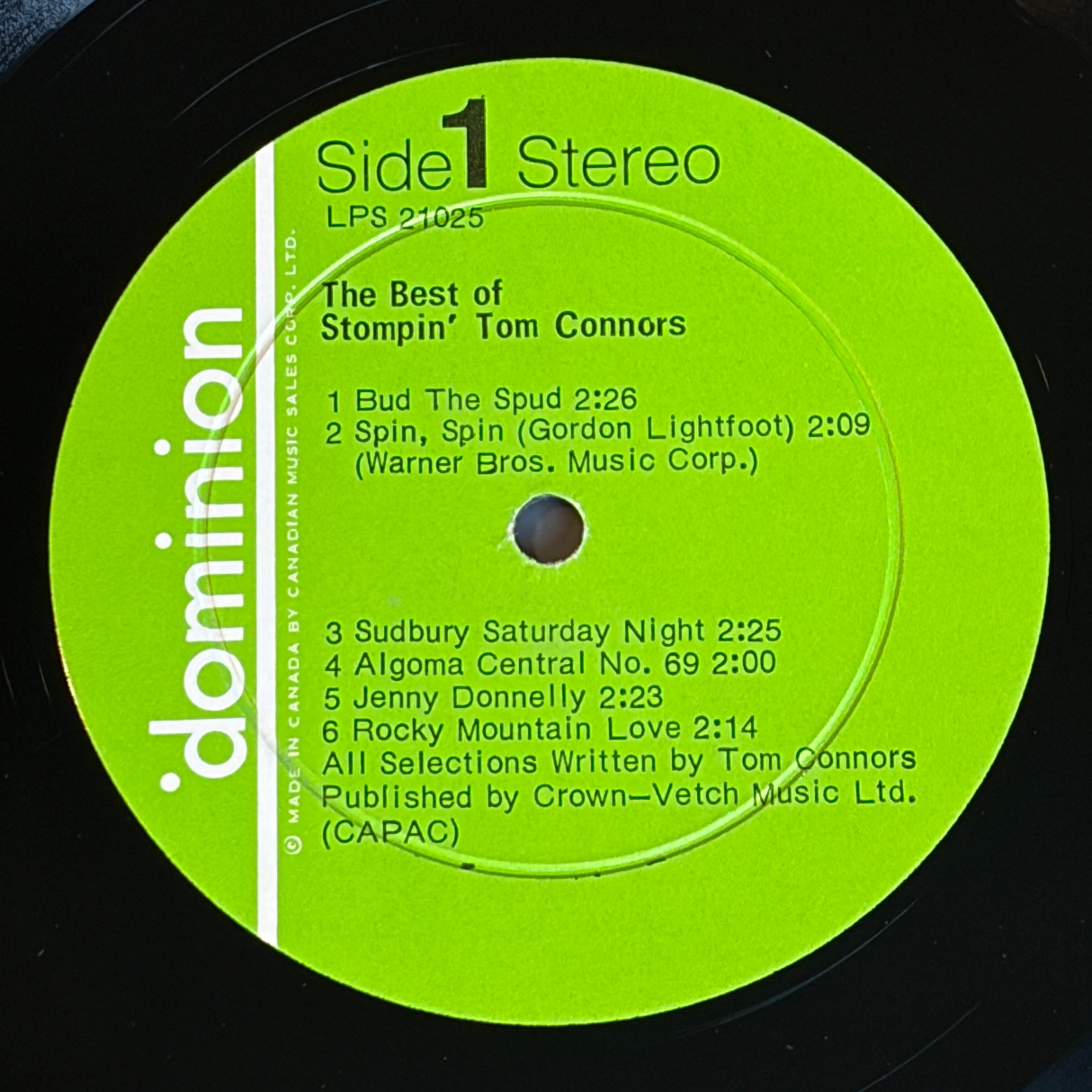 STOMPIN' TOM CONNORS - BEST OF