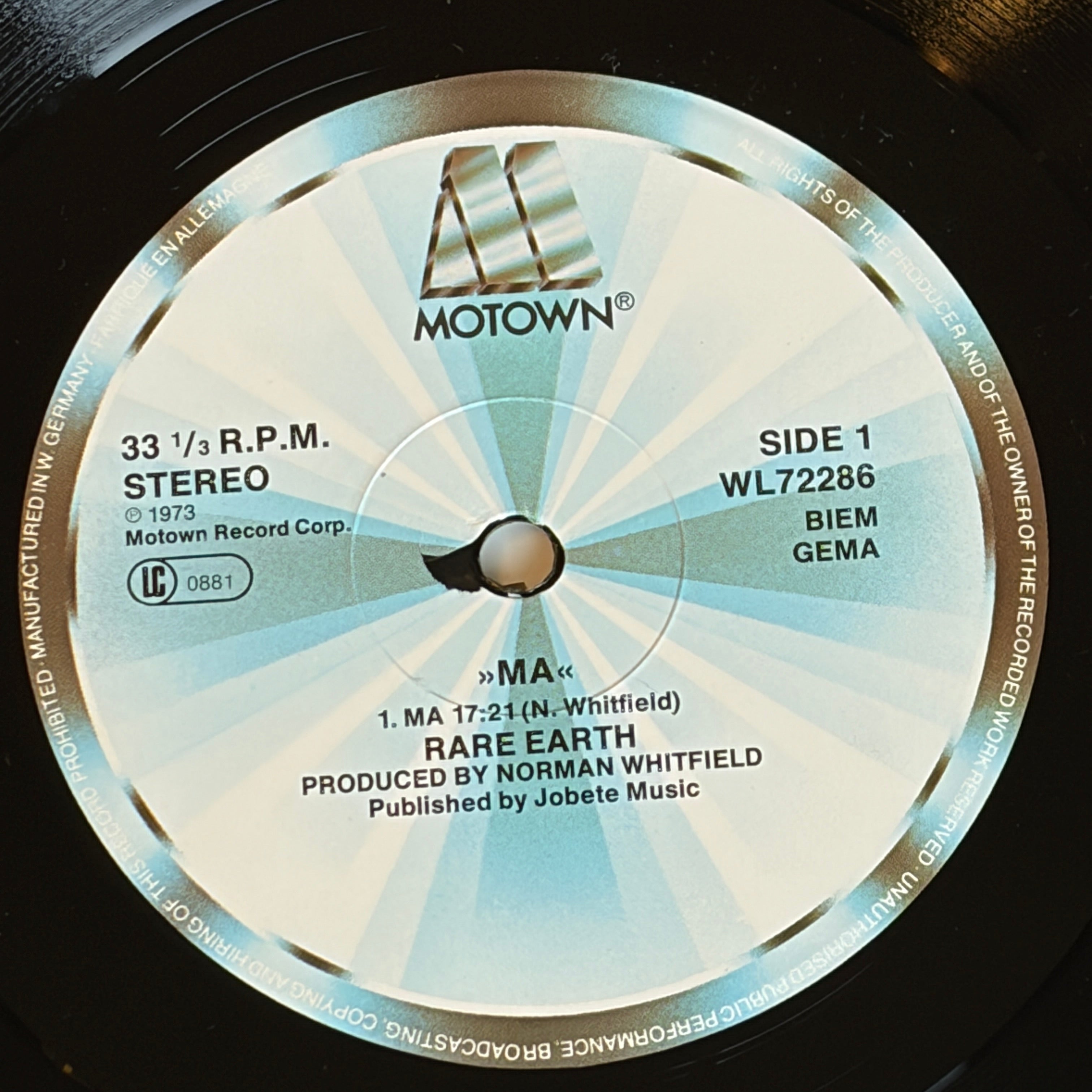 RARE EARTH - MA