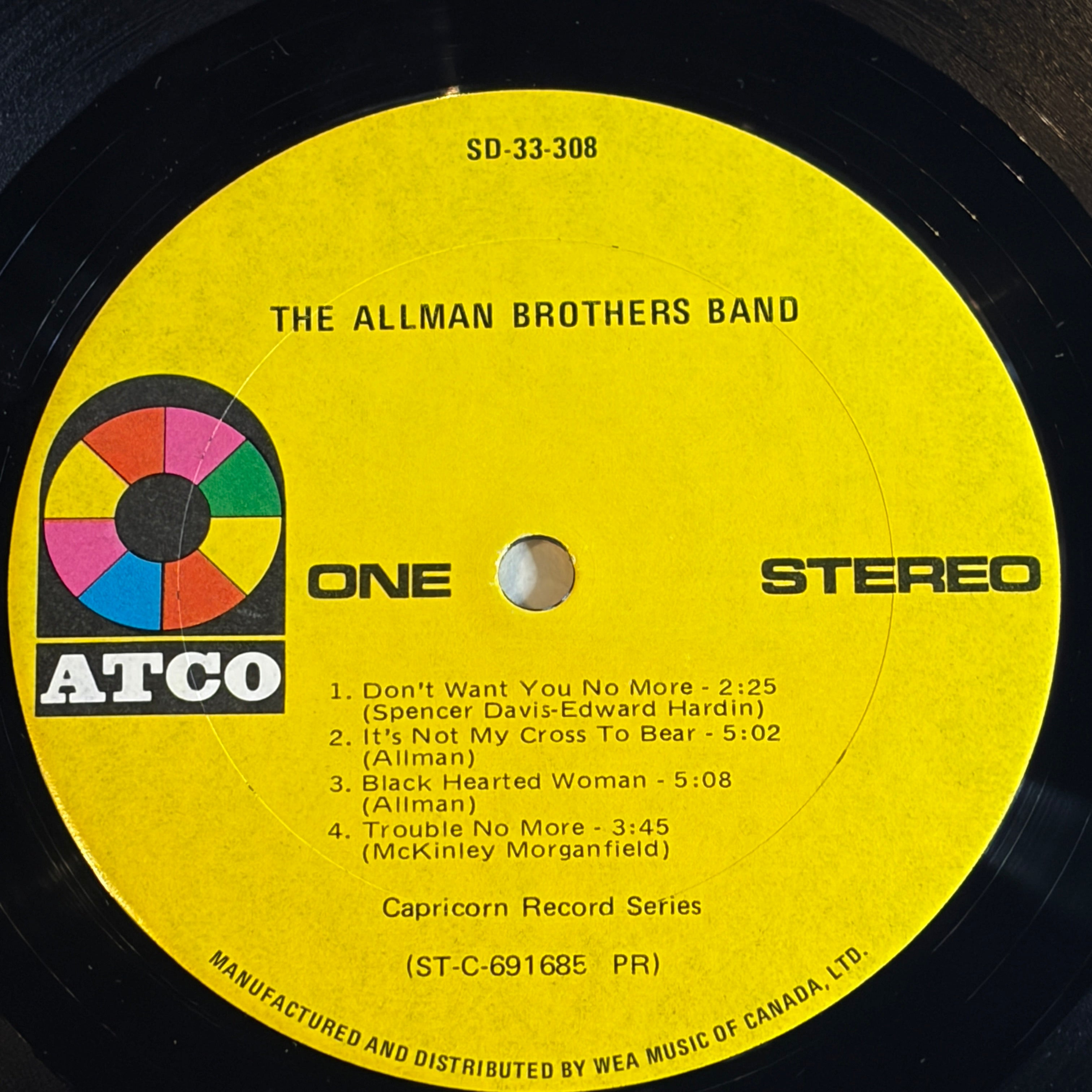 ALLMAN BROTHERS BAND, THE - S/T