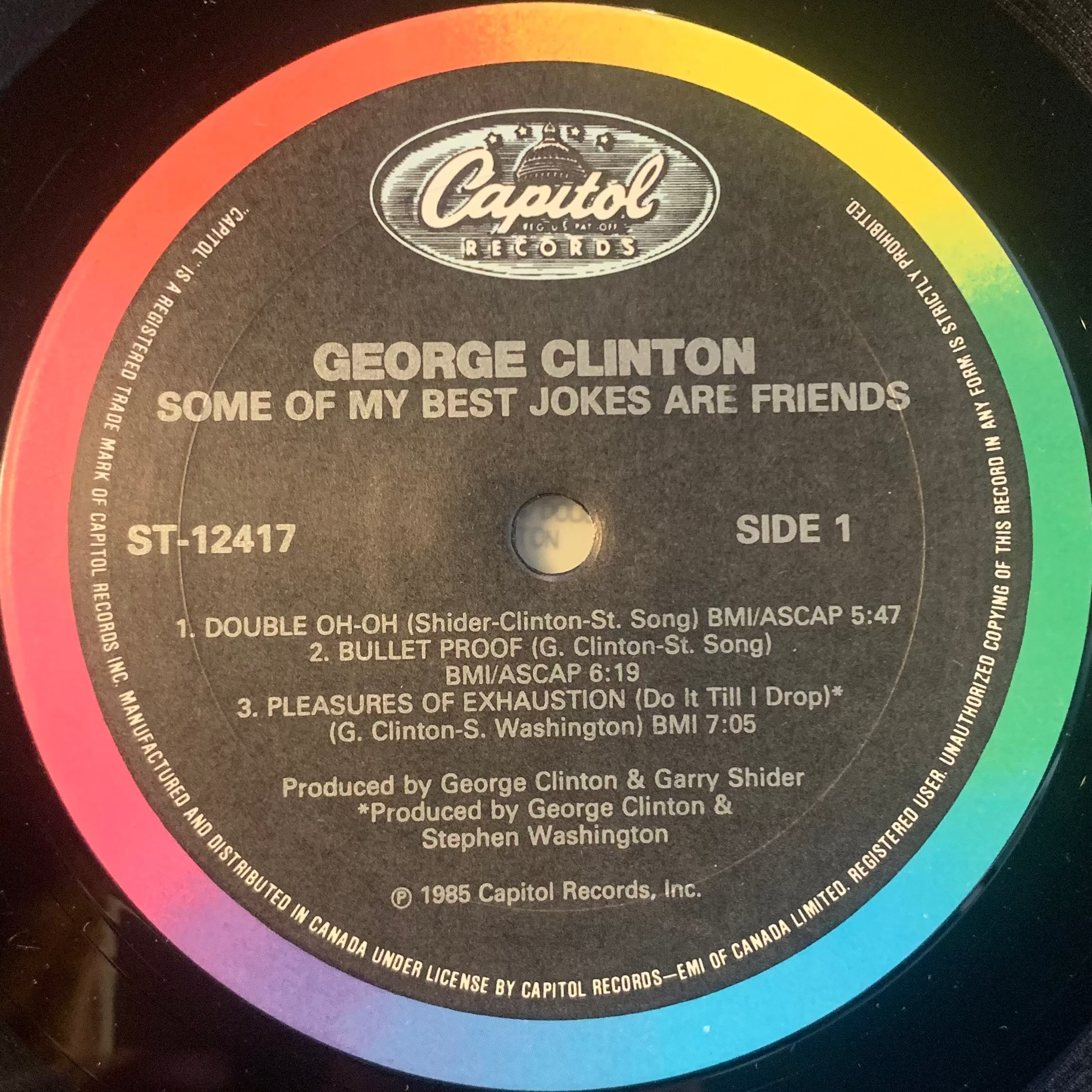 CLINTON, GEORGE - SOME OF MY BEST JOKES ARE FRIENDS