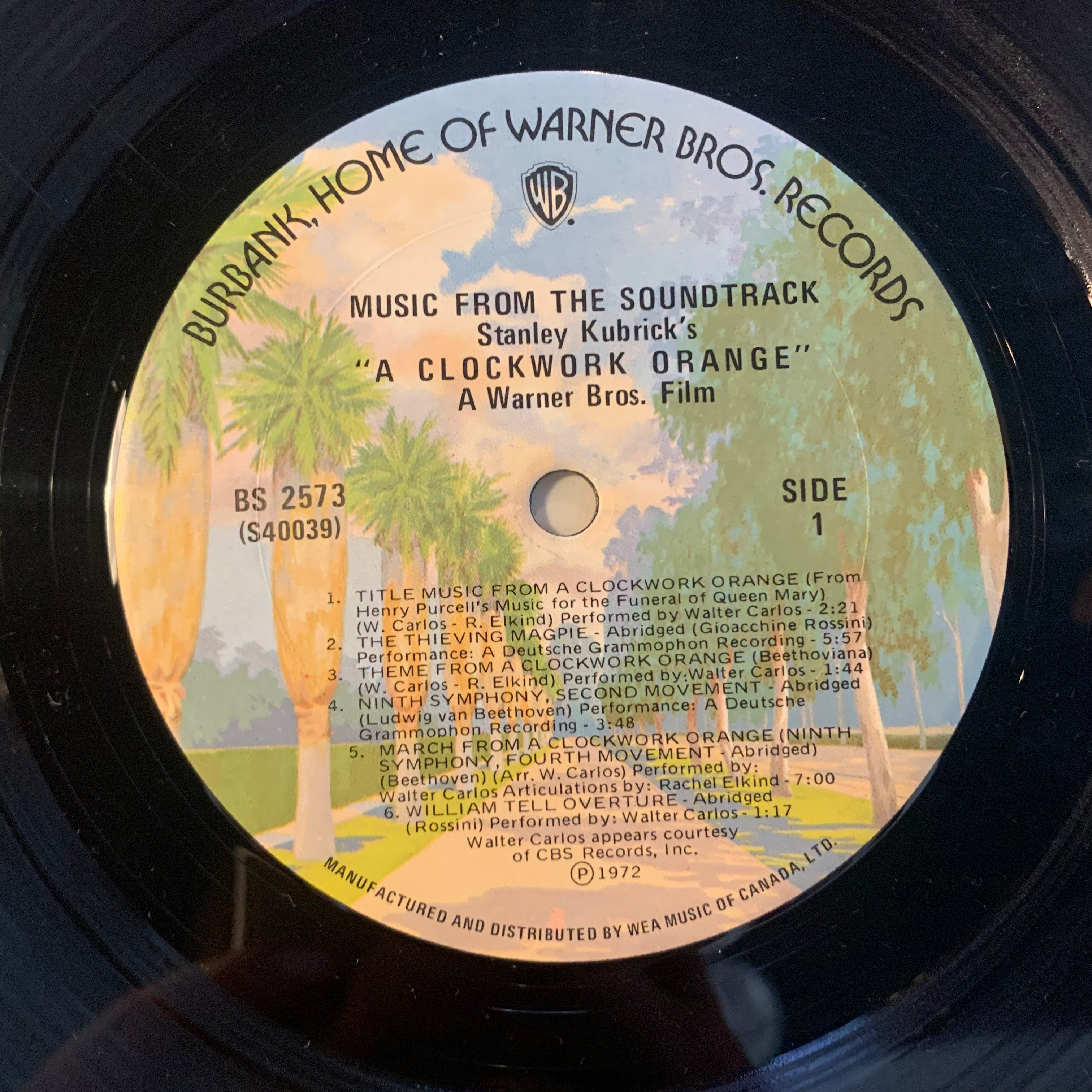 CLOCKWORK ORANGE - MUSIC FROM THE SOUNDTRACK