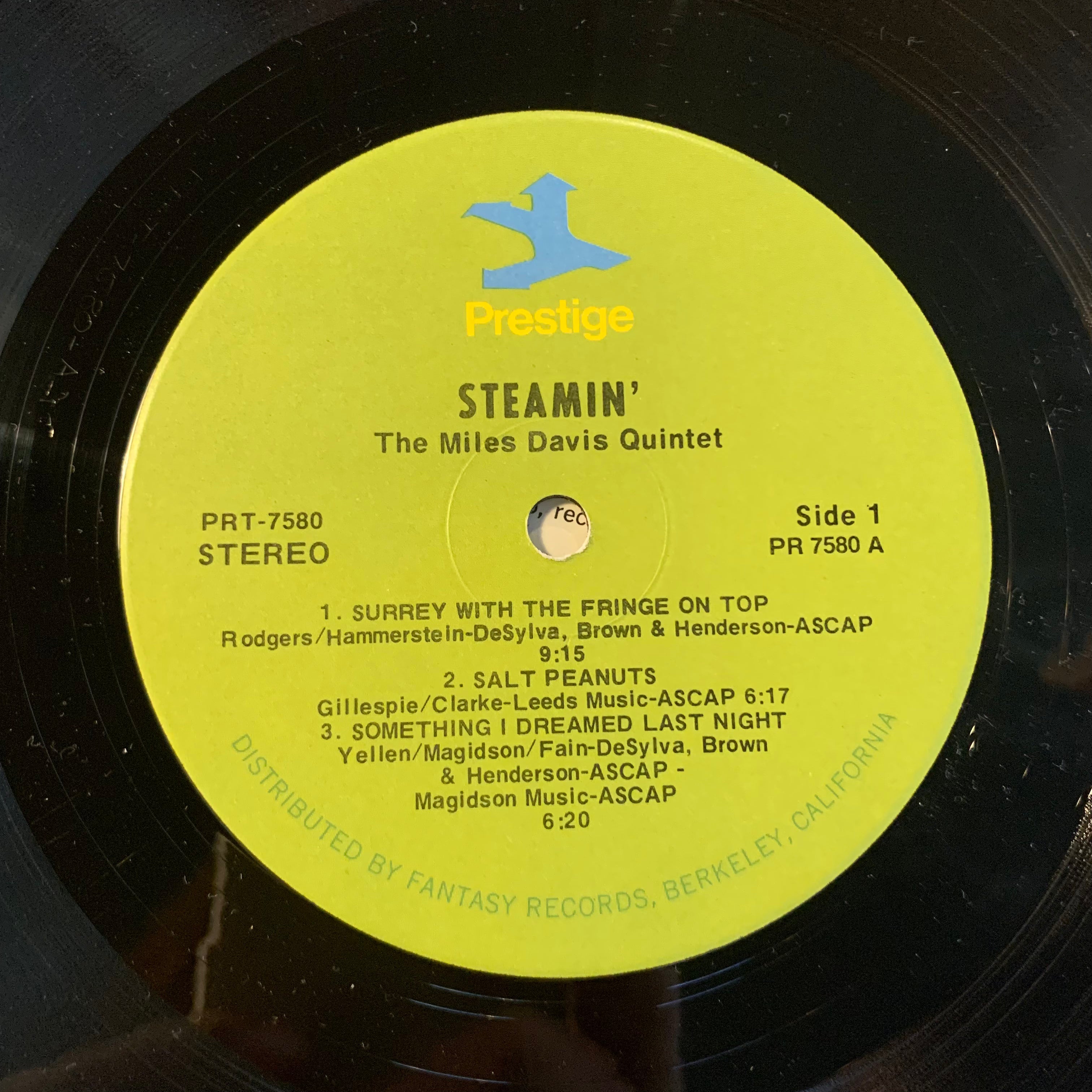 DAVIS, MILES - STEAMIN'