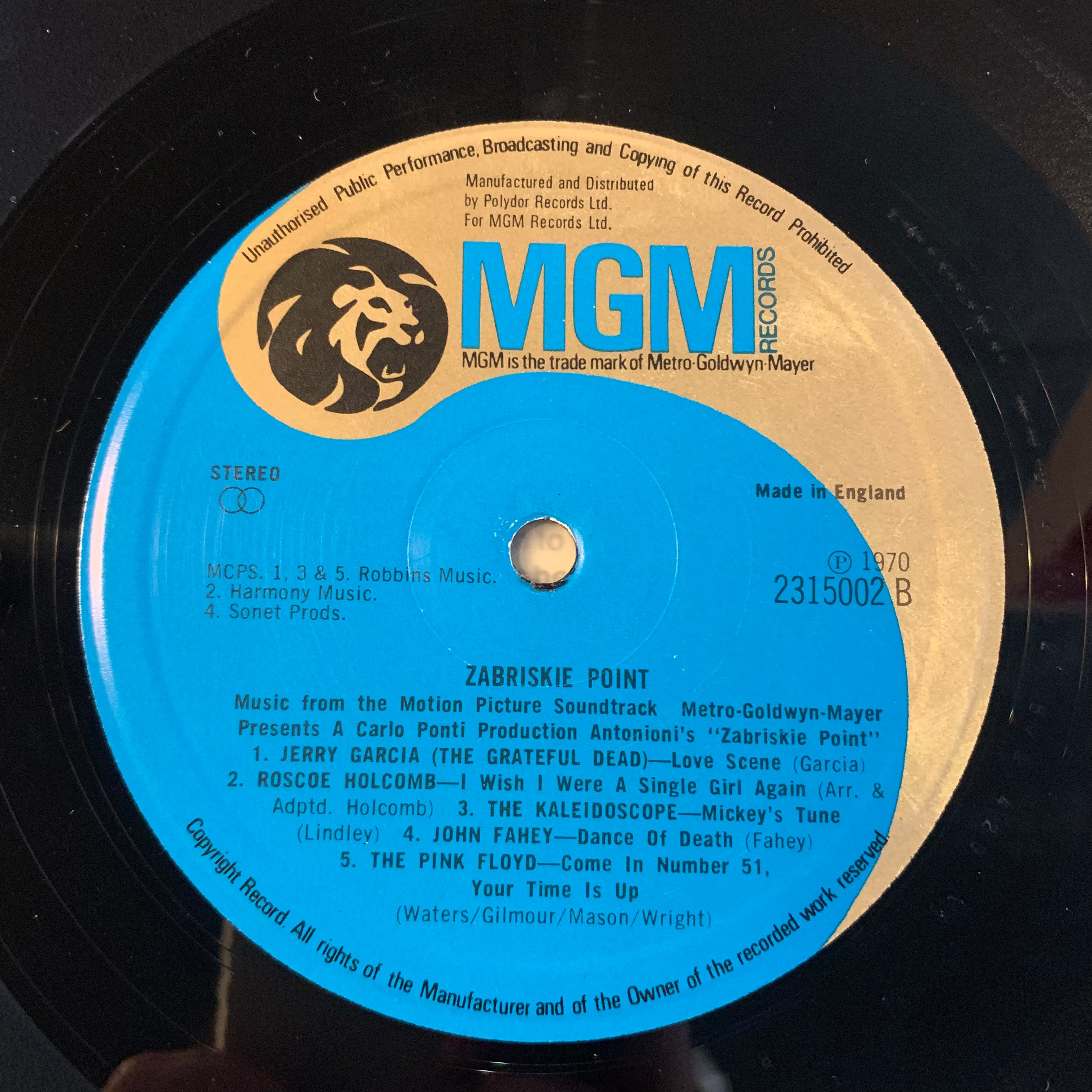 ZABRISKIE POINT - ZABRISKIE POINT