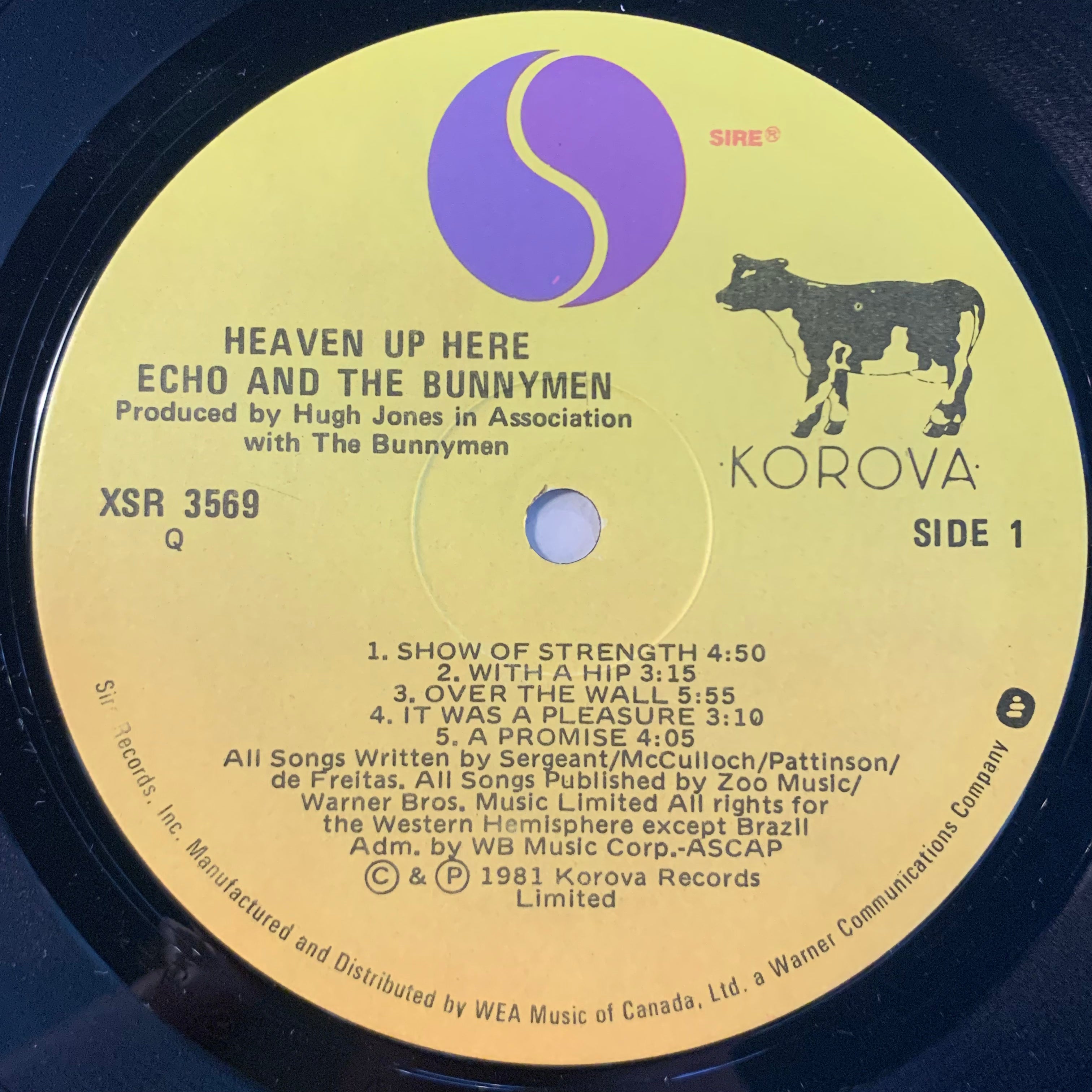 ECHO AND THE BUNNYMEN - HEAVEN UP HERE